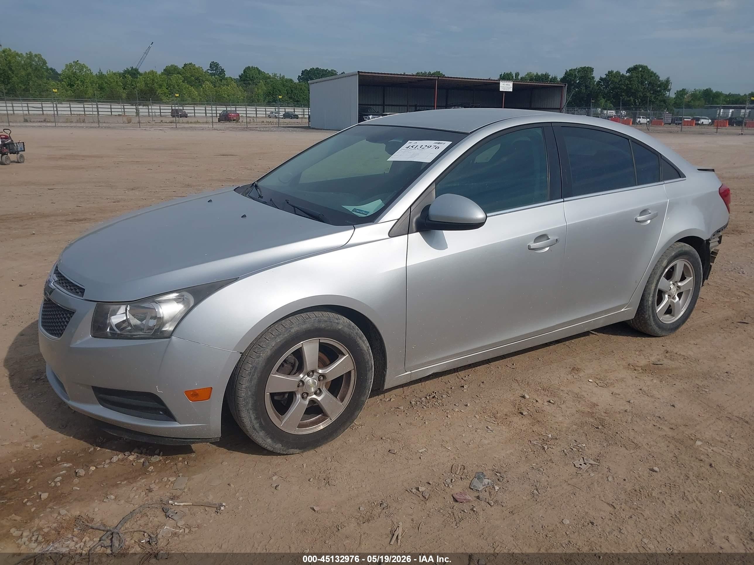 2014 Chevrolet Cruze 1lt Auto Silver vin: 1G1PC5SB0E7196708