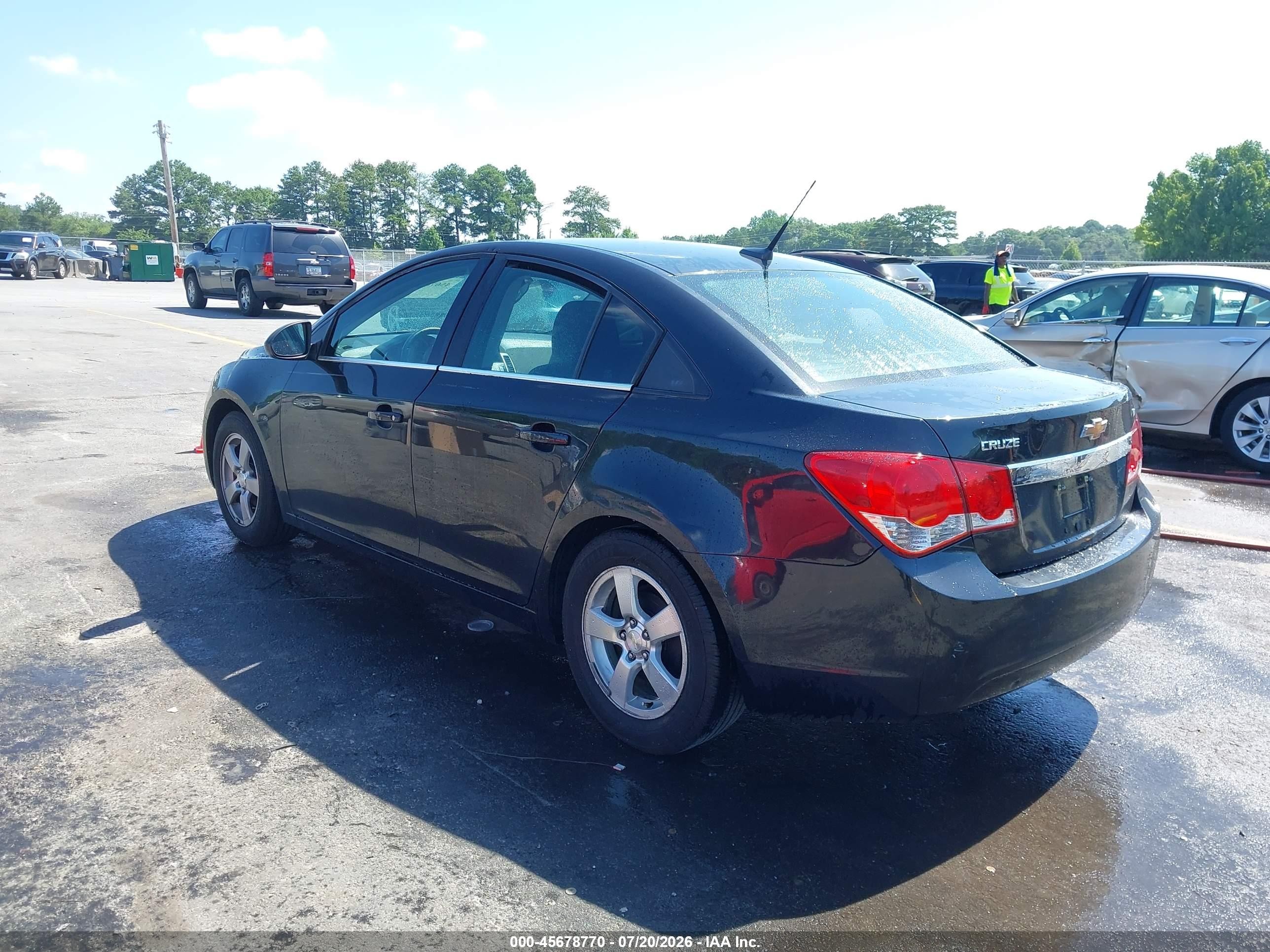 2014 Chevrolet Cruze 1lt Auto Gray vin: 1G1PC5SB0E7223938
