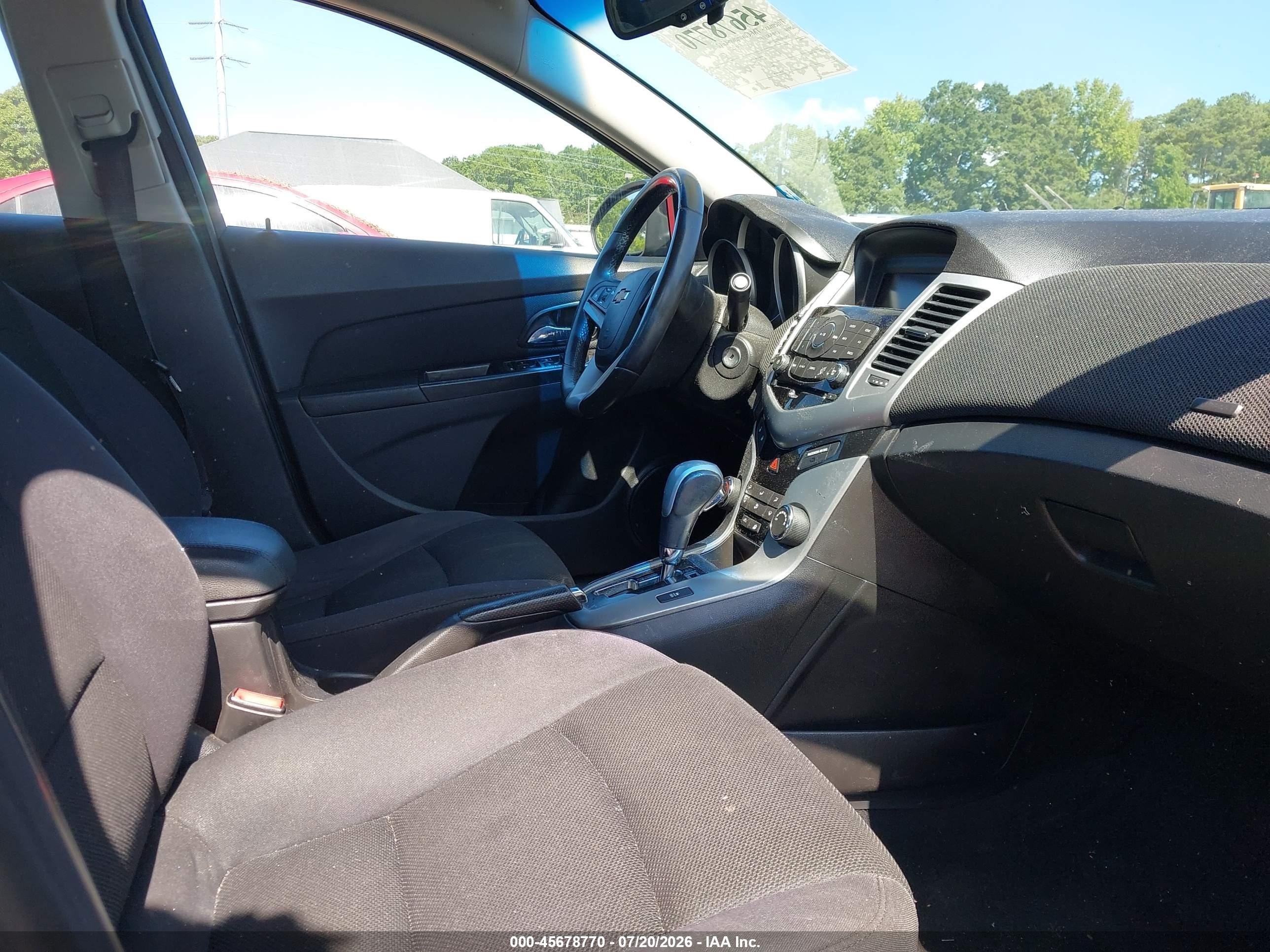 2014 Chevrolet Cruze 1lt Auto Gray vin: 1G1PC5SB0E7223938