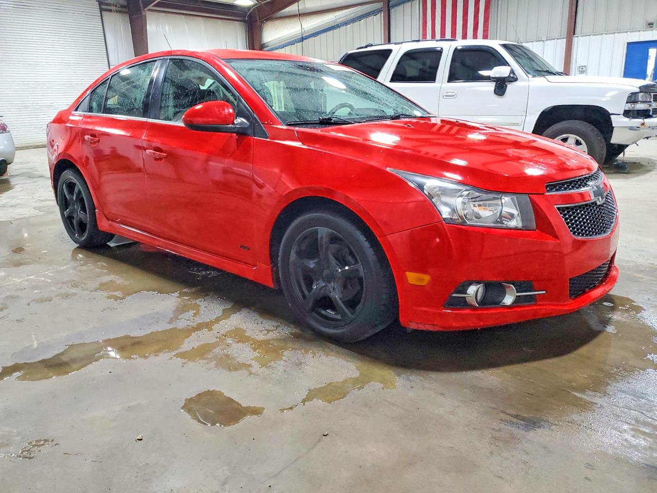 2014 Chevrolet Cruze Lt Red vin: 1G1PC5SB0E7284447