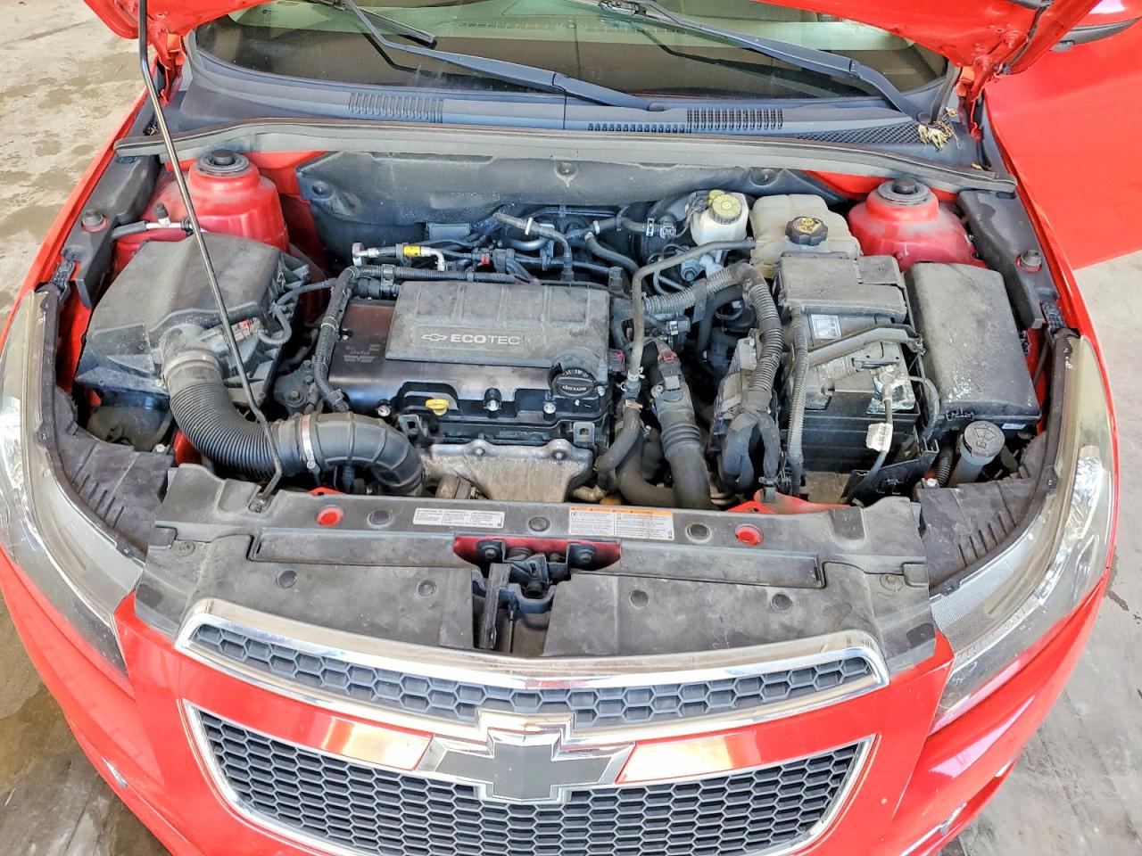 2014 Chevrolet Cruze Lt Red vin: 1G1PC5SB0E7284447