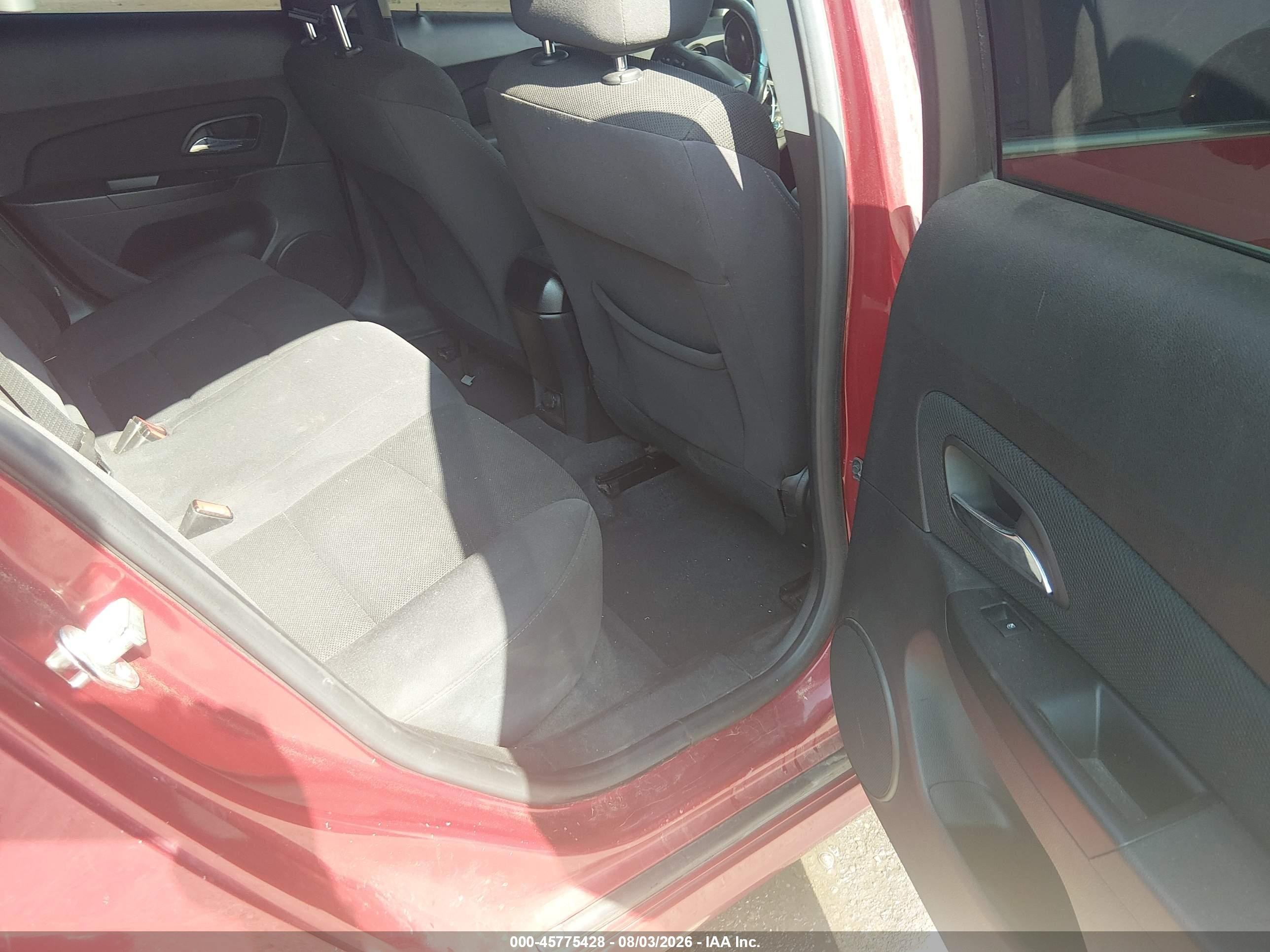 2014 Chevrolet Cruze 1lt Auto Red vin: 1G1PC5SB0E7300792