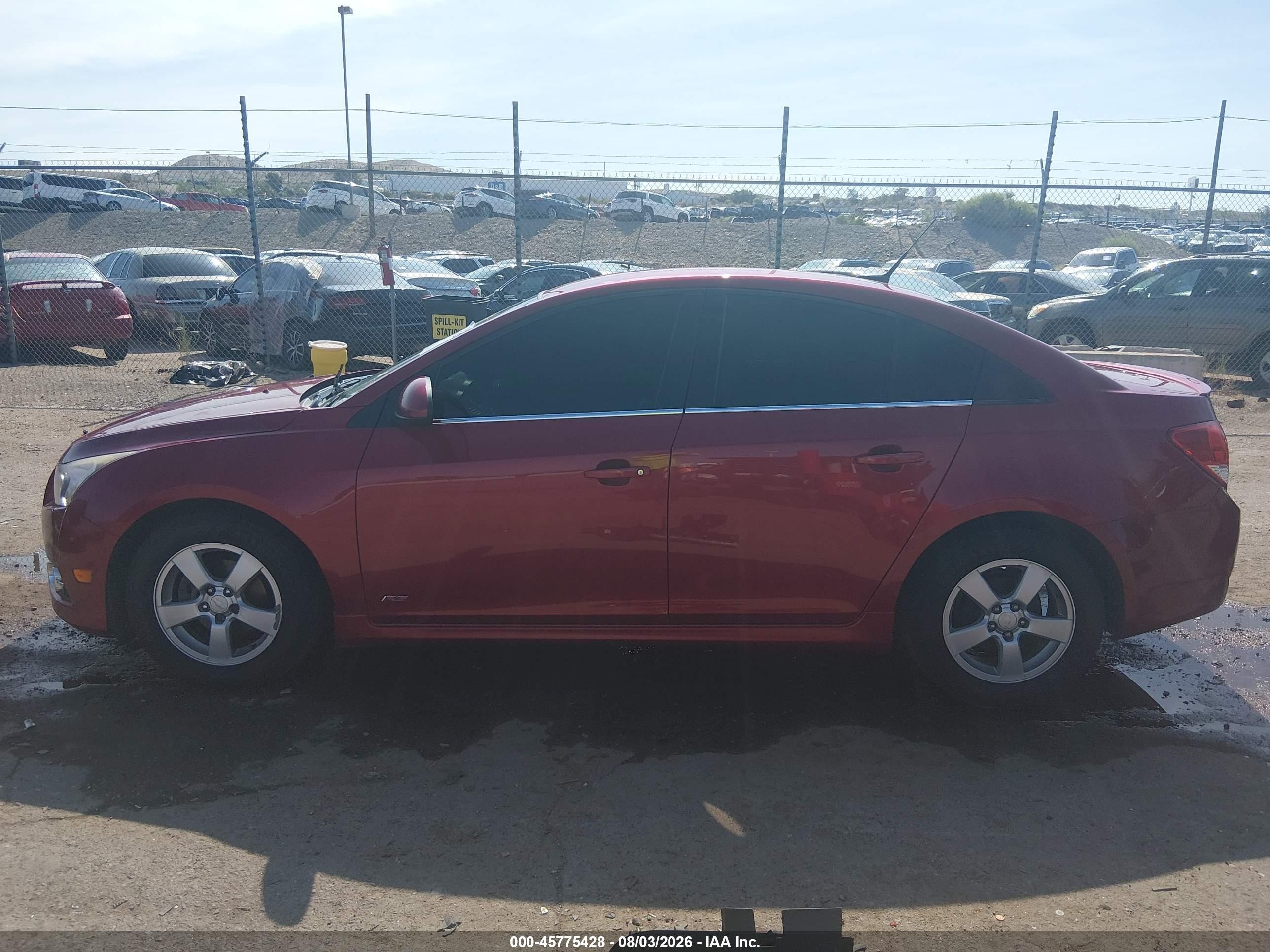 2014 Chevrolet Cruze 1lt Auto Red vin: 1G1PC5SB0E7300792