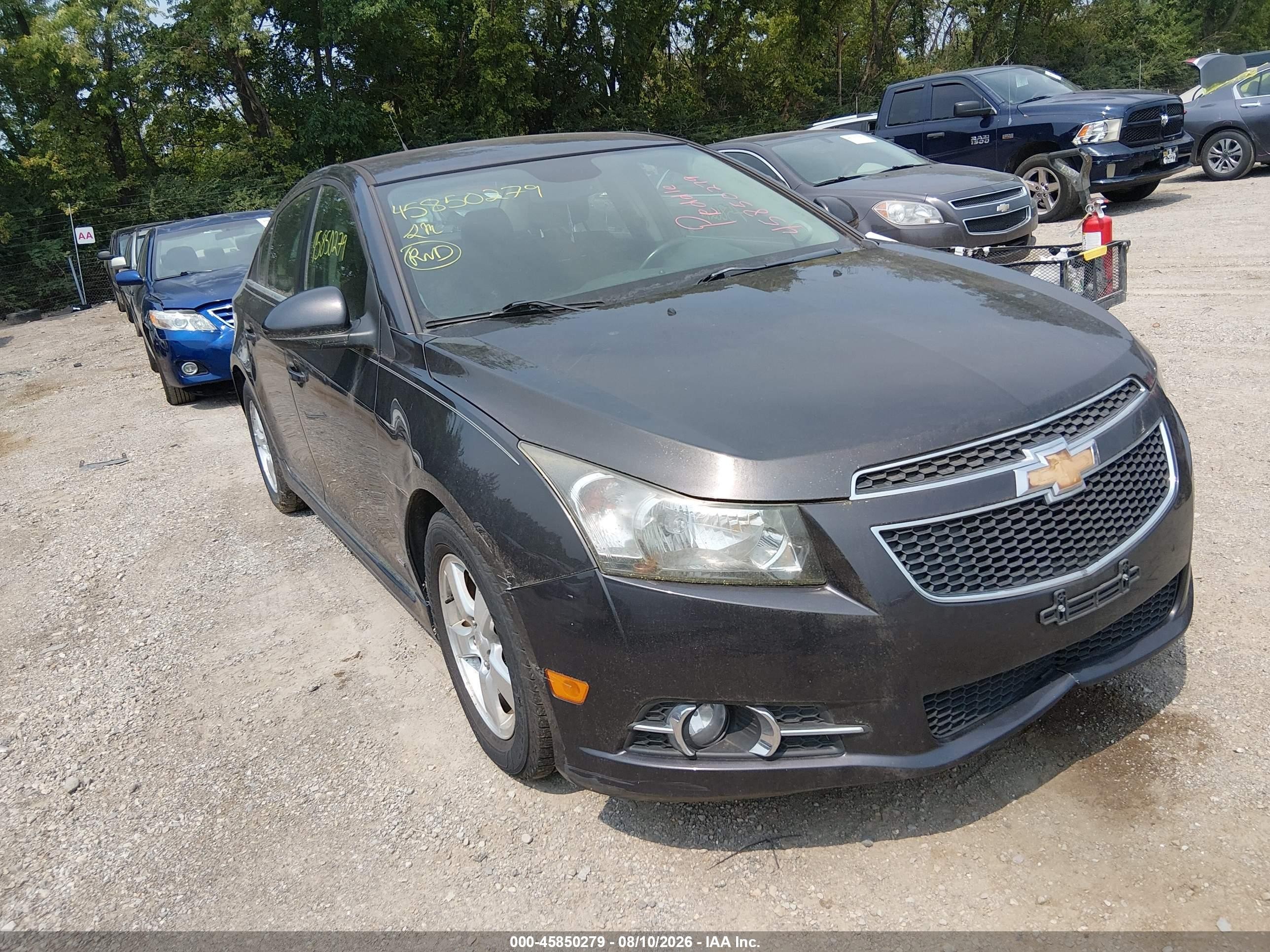 2014 Chevrolet Cruze 1lt Auto Gray vin: 1G1PC5SB0E7344128
