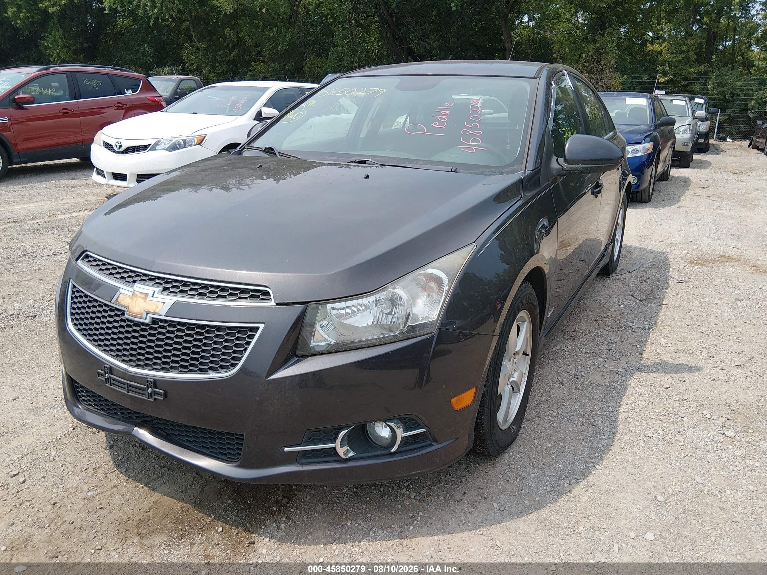 2014 Chevrolet Cruze 1lt Auto Gray vin: 1G1PC5SB0E7344128