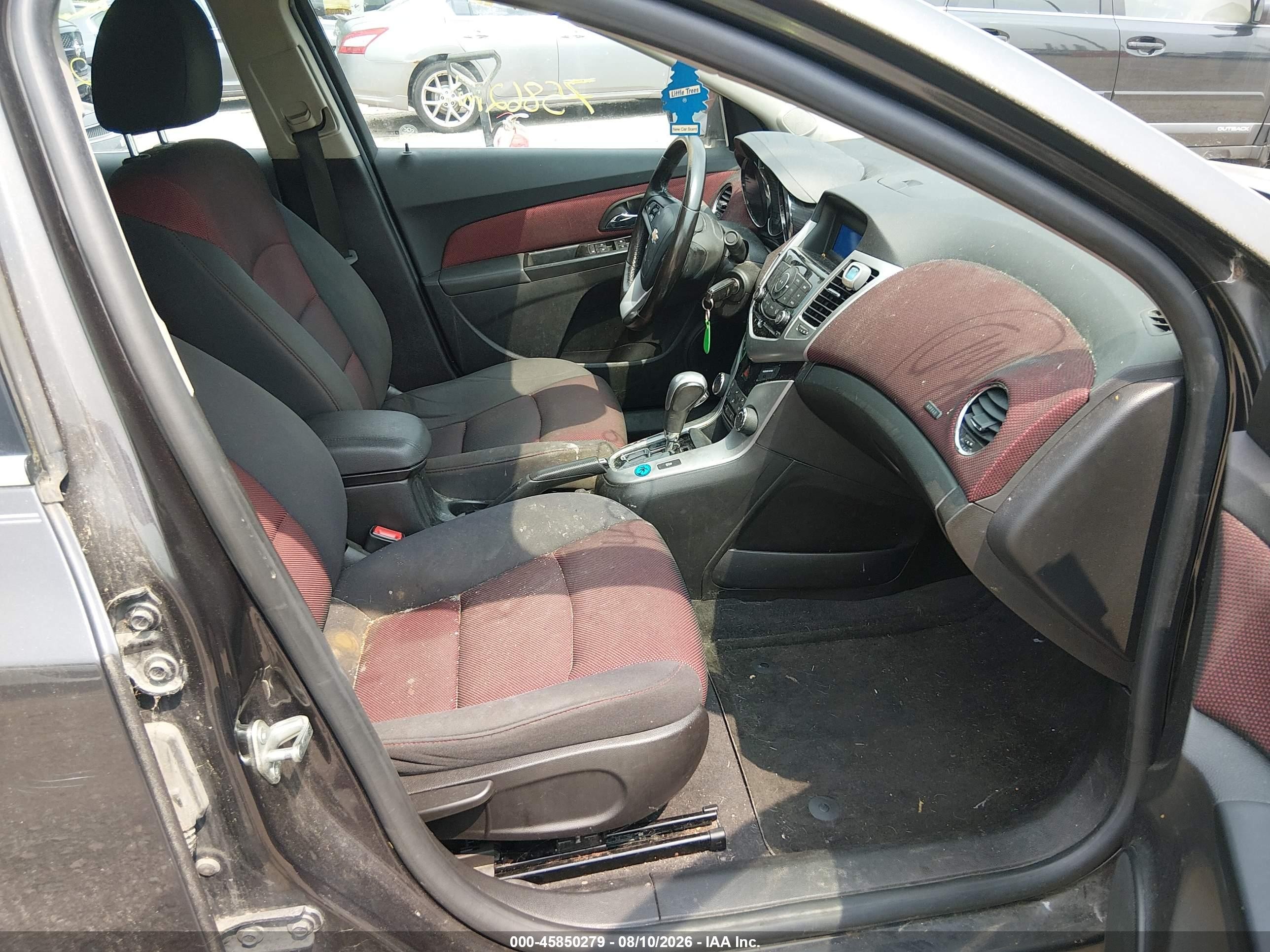 2014 Chevrolet Cruze 1lt Auto Gray vin: 1G1PC5SB0E7344128
