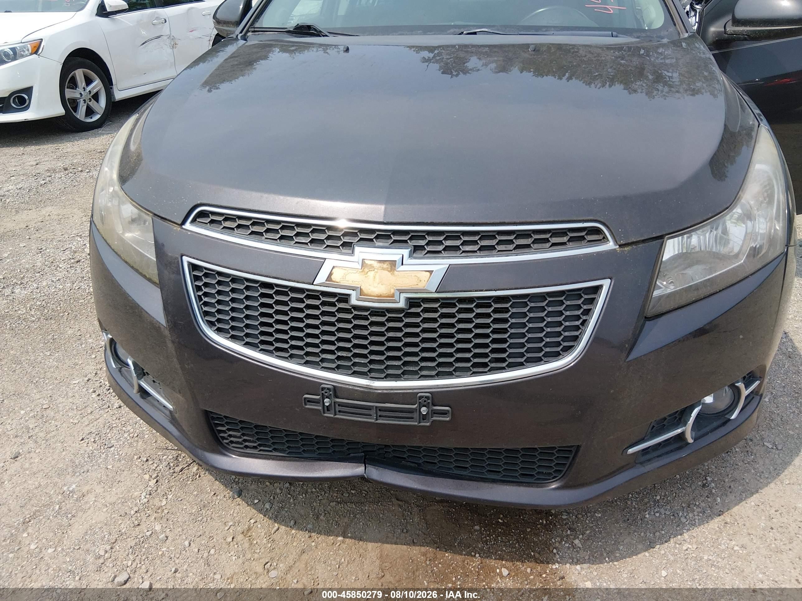 2014 Chevrolet Cruze 1lt Auto Gray vin: 1G1PC5SB0E7344128
