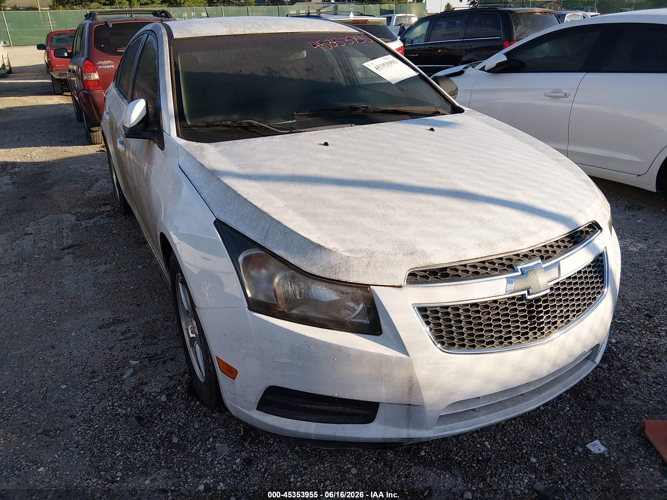 2014 Chevrolet Cruze 1lt Auto Белый vin: 1G1PC5SB0E7351368
