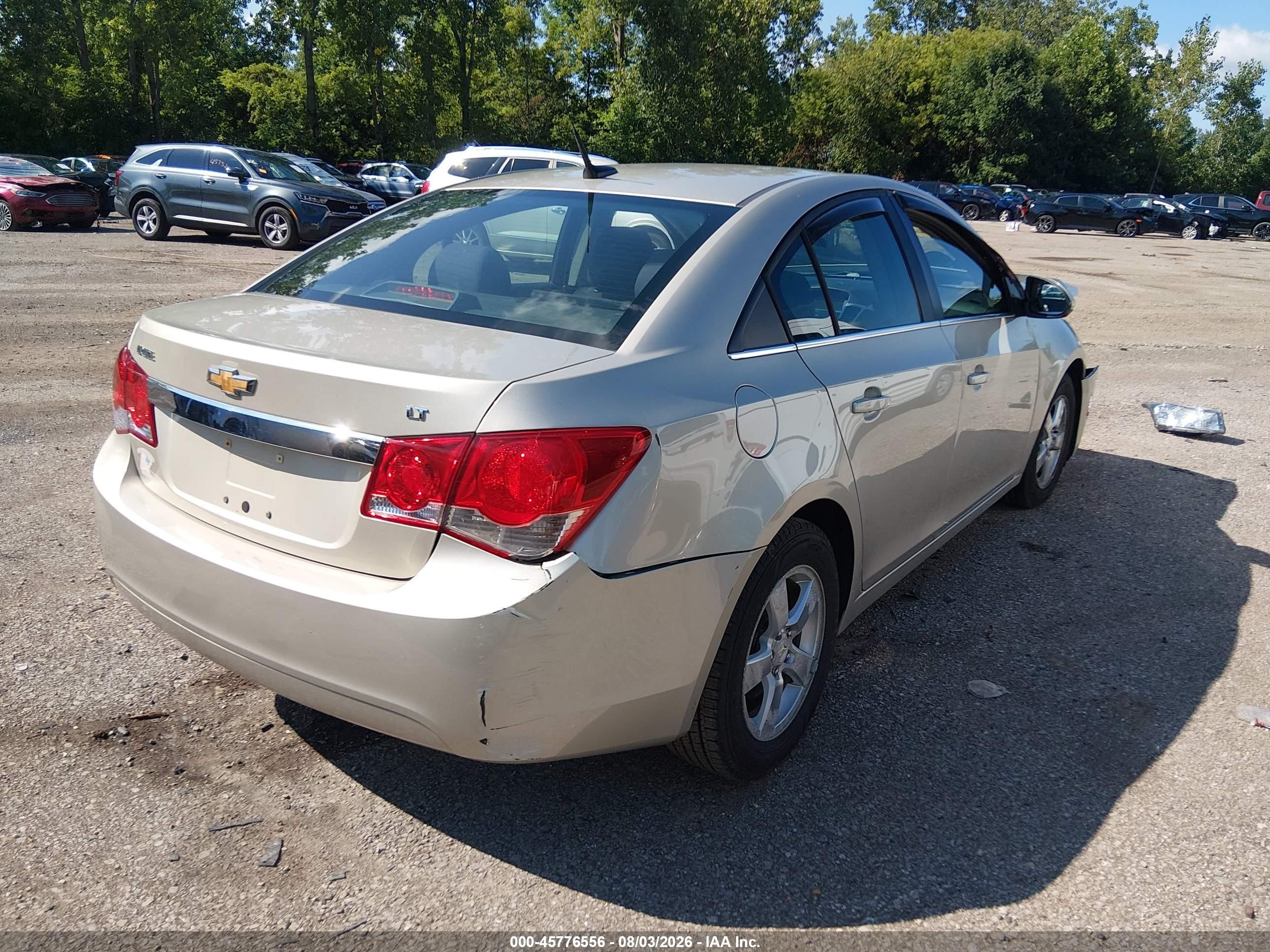 2014 Chevrolet Cruze 1lt Auto Tan vin: 1G1PC5SB0E7356716