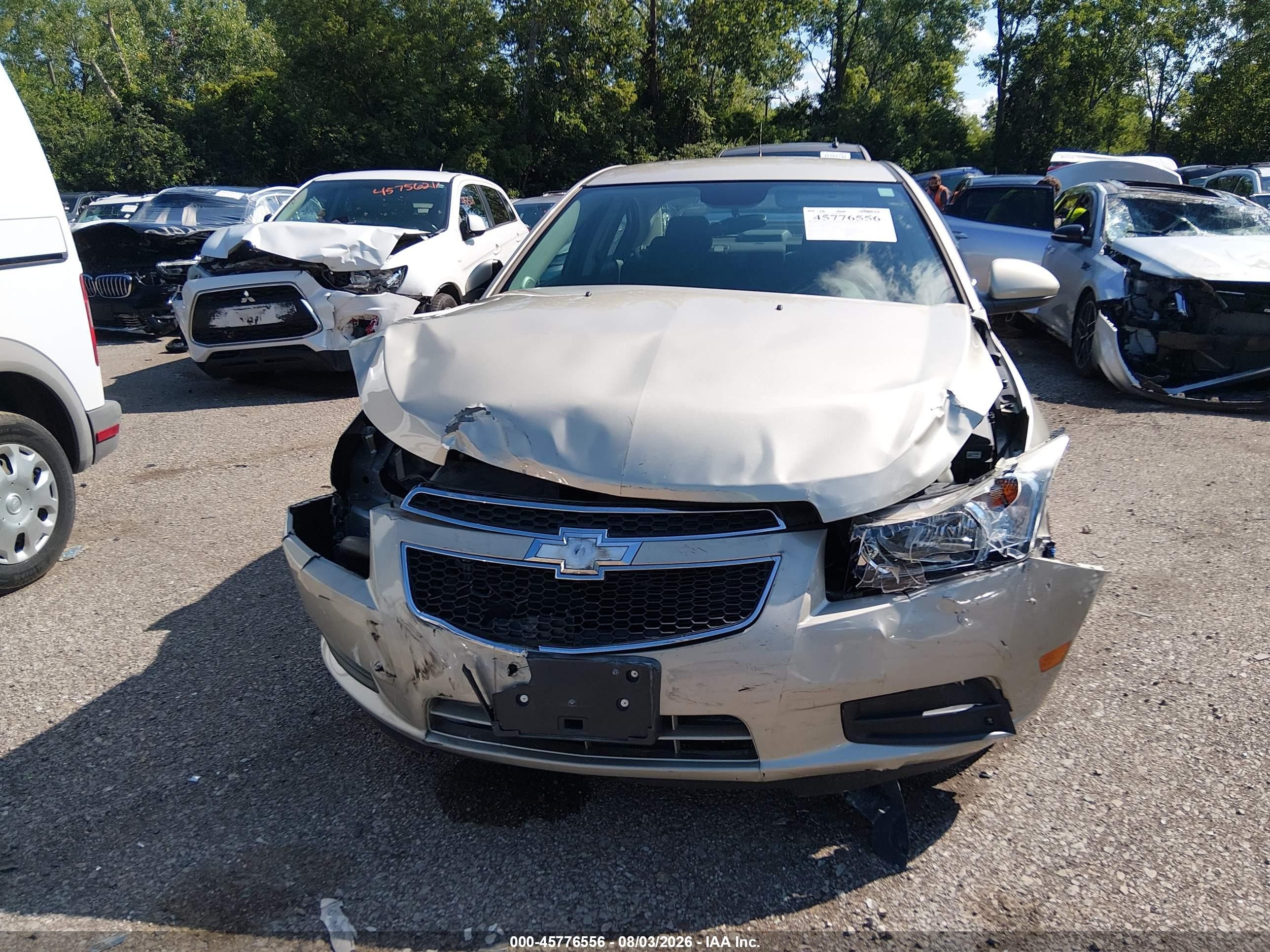 2014 Chevrolet Cruze 1lt Auto Tan vin: 1G1PC5SB0E7356716