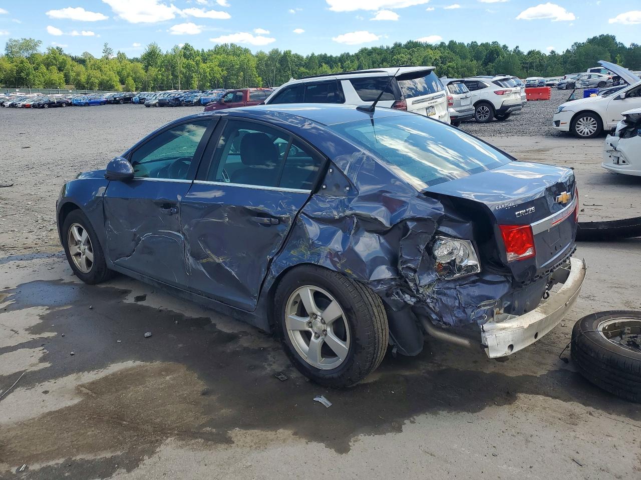 2014 Chevrolet Cruze Lt Blue vin: 1G1PC5SB0E7357509