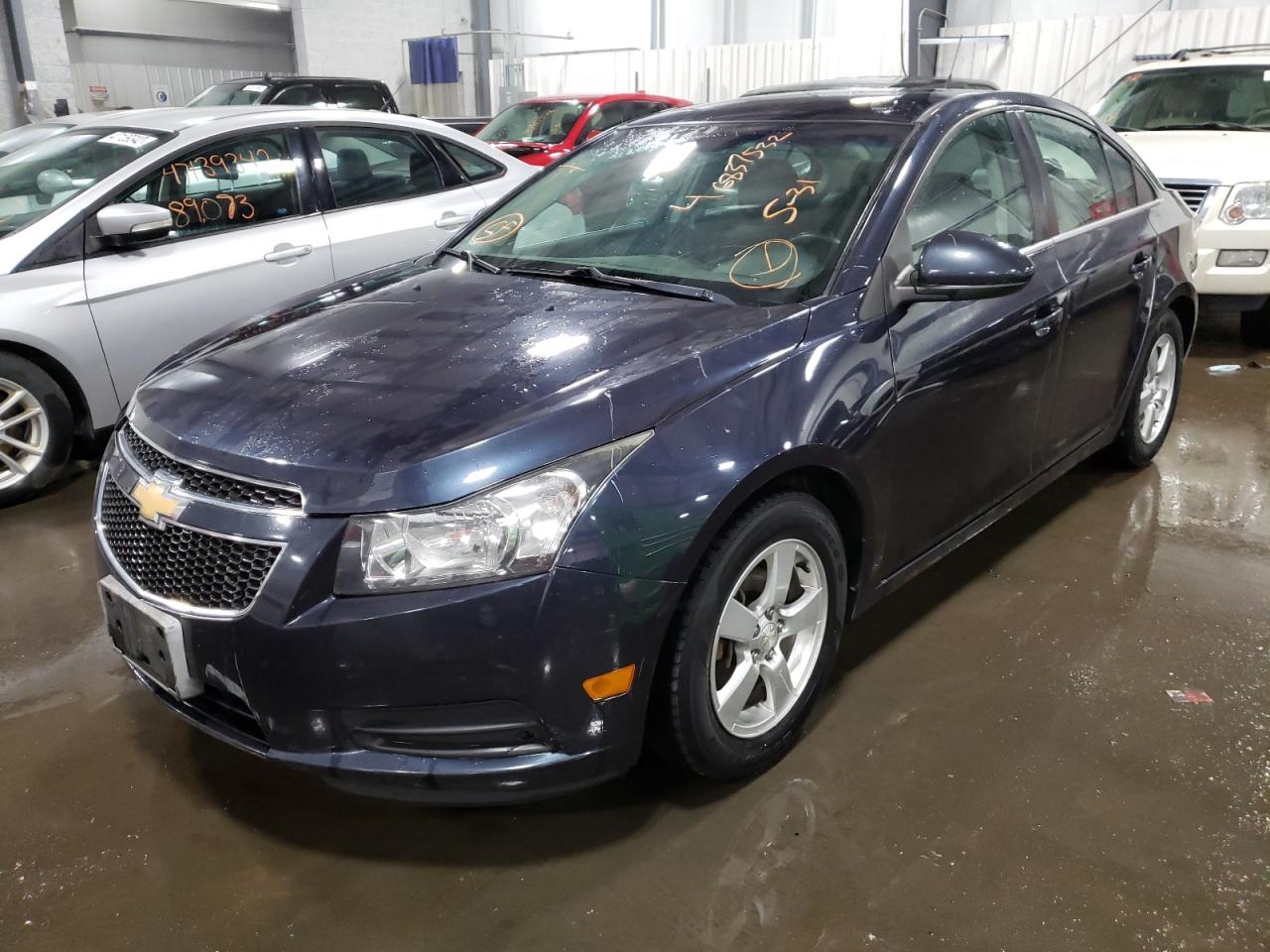 2014 Chevrolet Cruze Lt Blue vin: 1G1PC5SB0E7360197