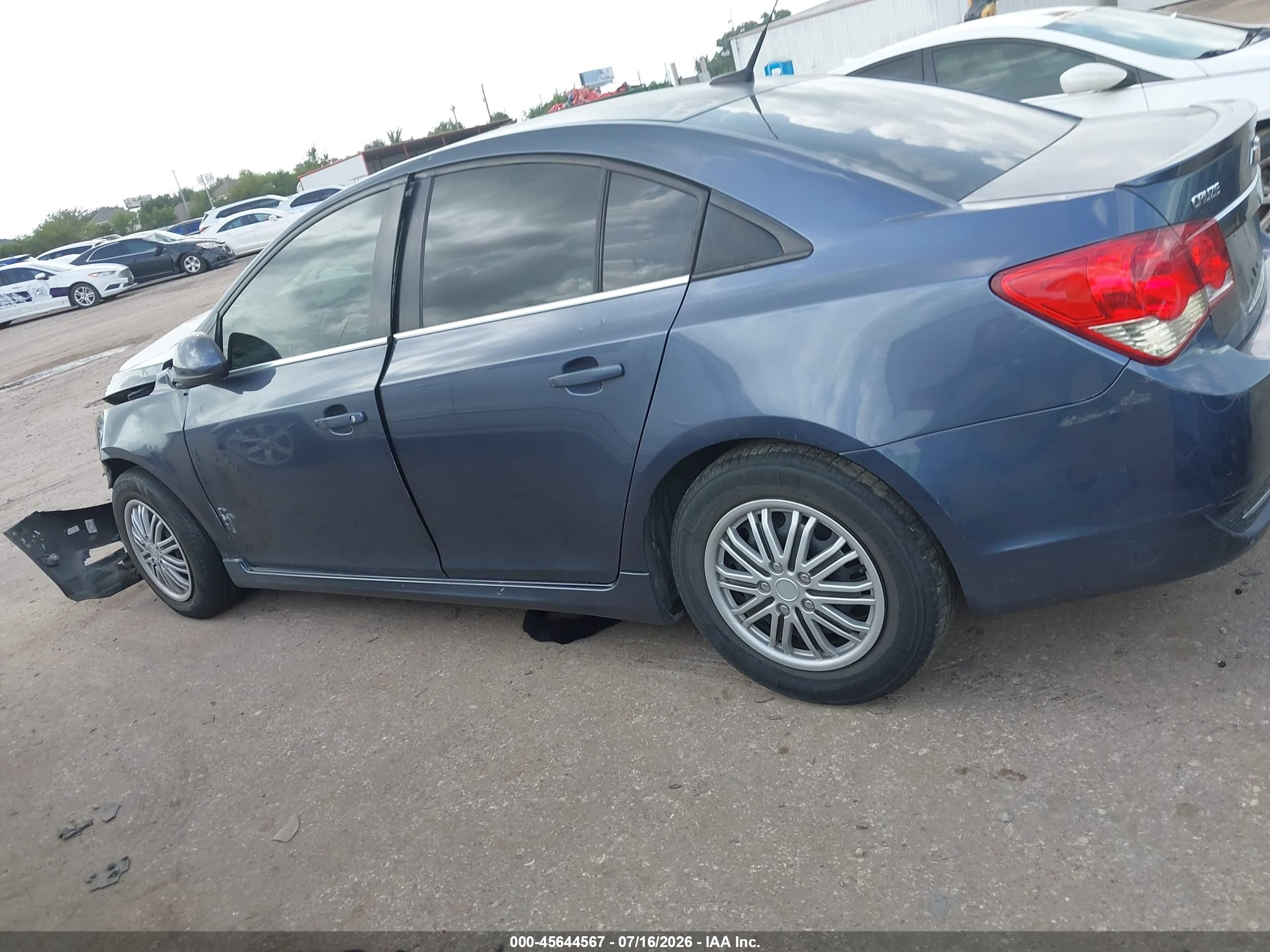2014 Chevrolet Cruze 1lt Auto Blue vin: 1G1PC5SB0E7365187