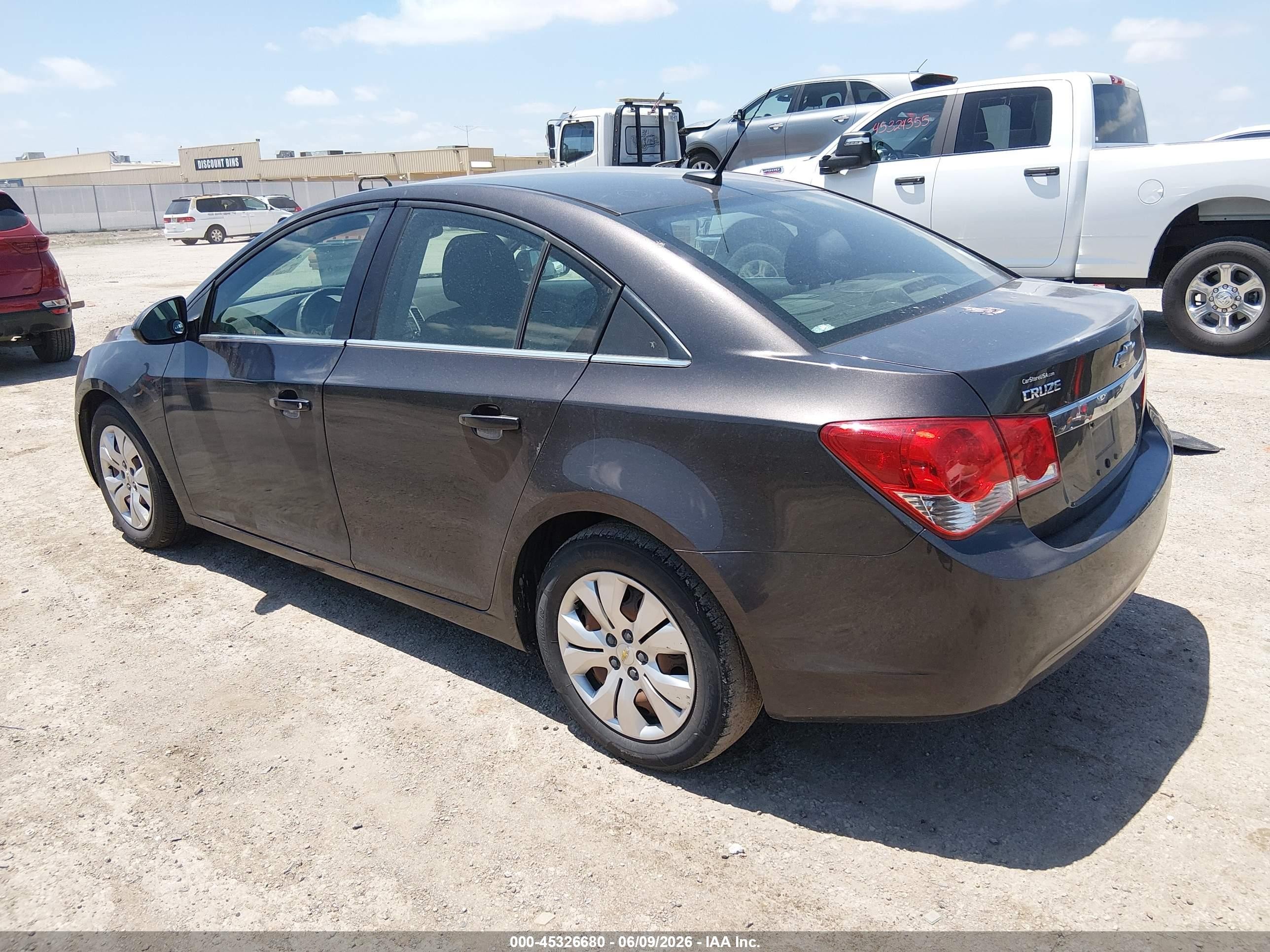 2014 Chevrolet Cruze 1lt Auto Серый vin: 1G1PC5SB0E7374195