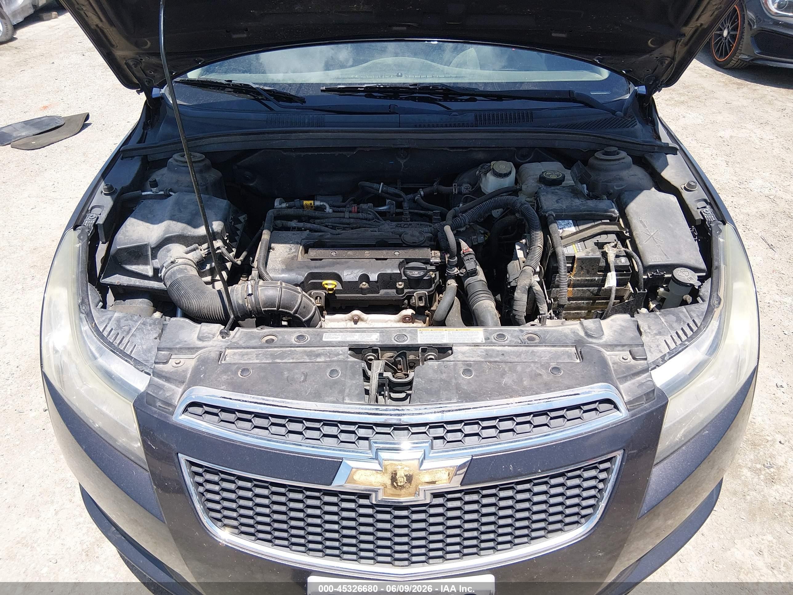 2014 Chevrolet Cruze 1lt Auto Серый vin: 1G1PC5SB0E7374195