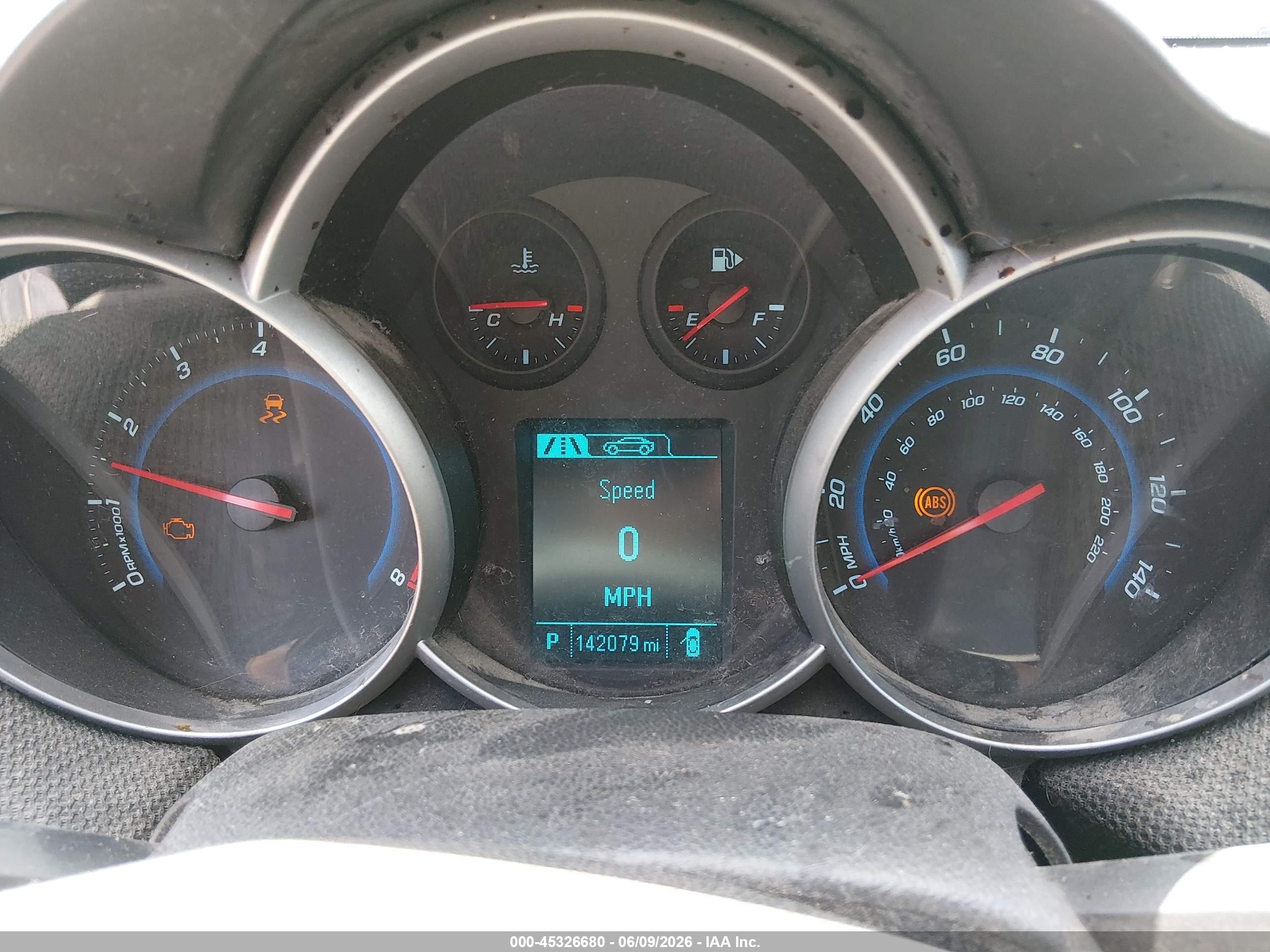 2014 Chevrolet Cruze 1lt Auto Серый vin: 1G1PC5SB0E7374195