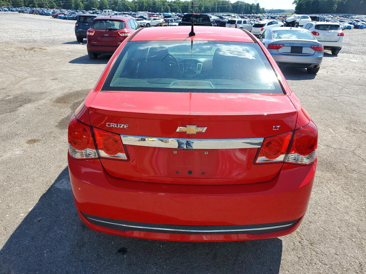 2014 Chevrolet Cruze Lt Red vin: 1G1PC5SB0E7411293