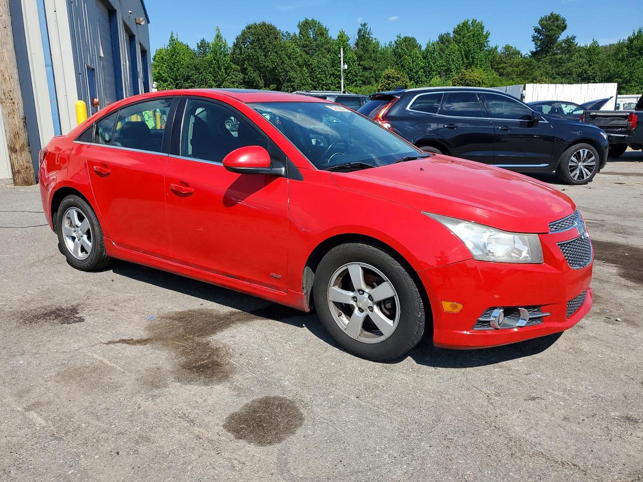 2014 Chevrolet Cruze Lt Red vin: 1G1PC5SB0E7411293