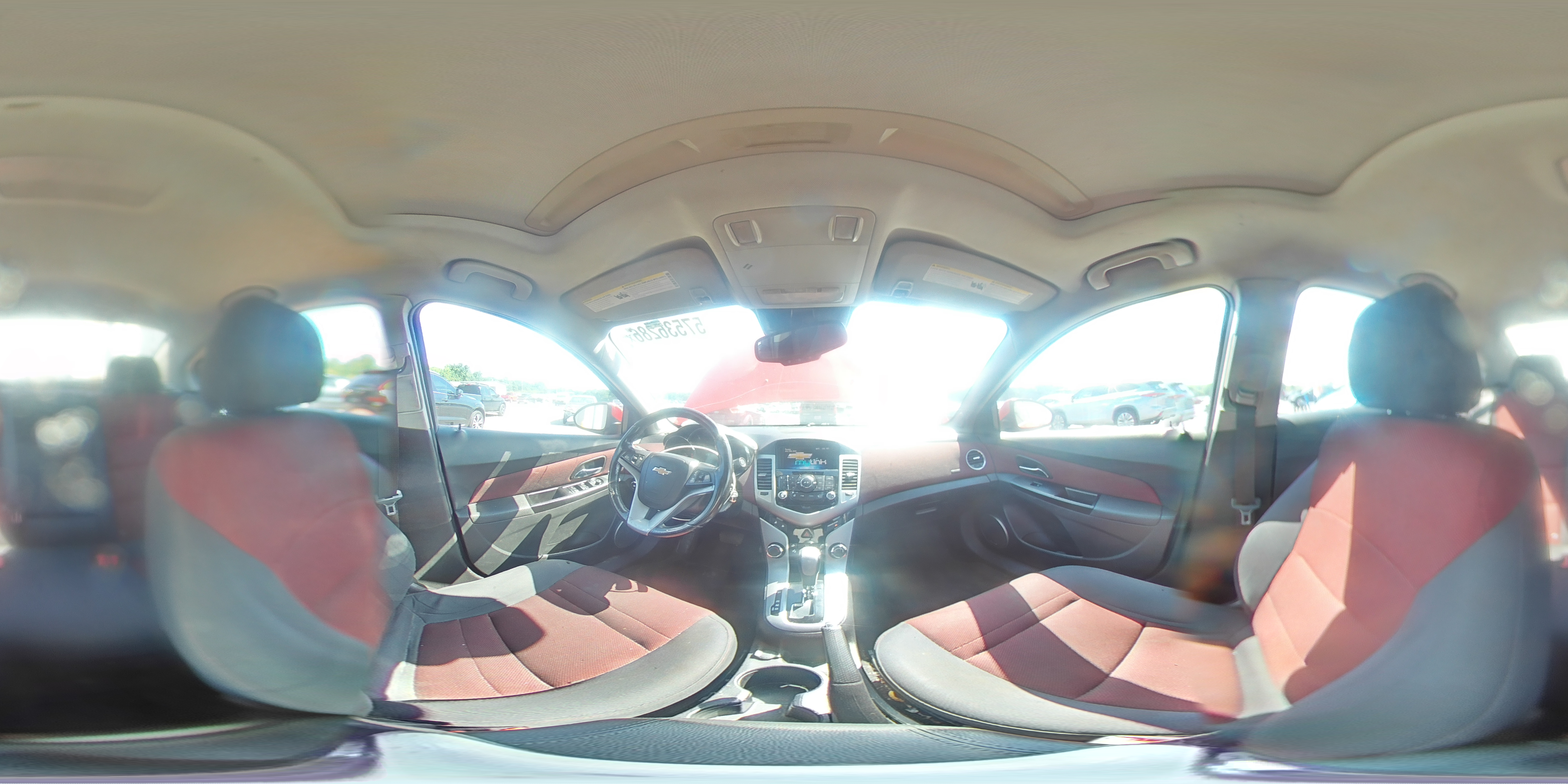 2014 Chevrolet Cruze Lt Red vin: 1G1PC5SB0E7411293