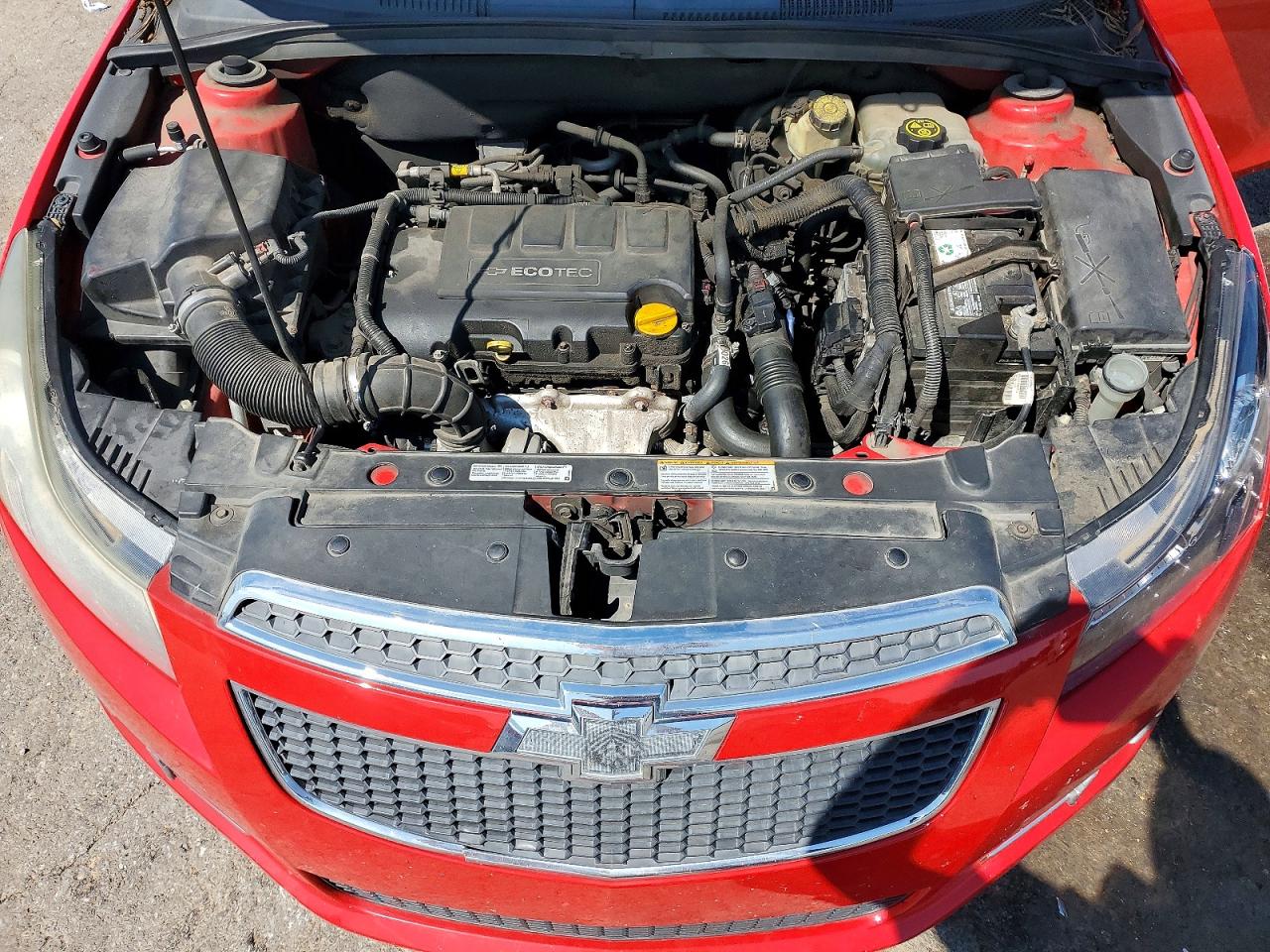 2014 Chevrolet Cruze Lt Red vin: 1G1PC5SB0E7411293