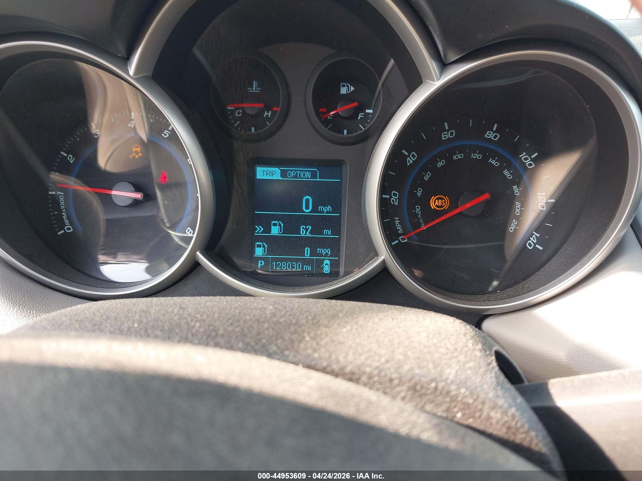 2014 Chevrolet Cruze 1lt Auto Синий vin: 1G1PC5SB0E7411942