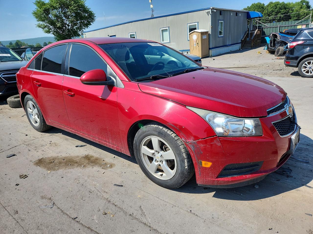 2014 Chevrolet Cruze Lt Red vin: 1G1PC5SB0E7416204