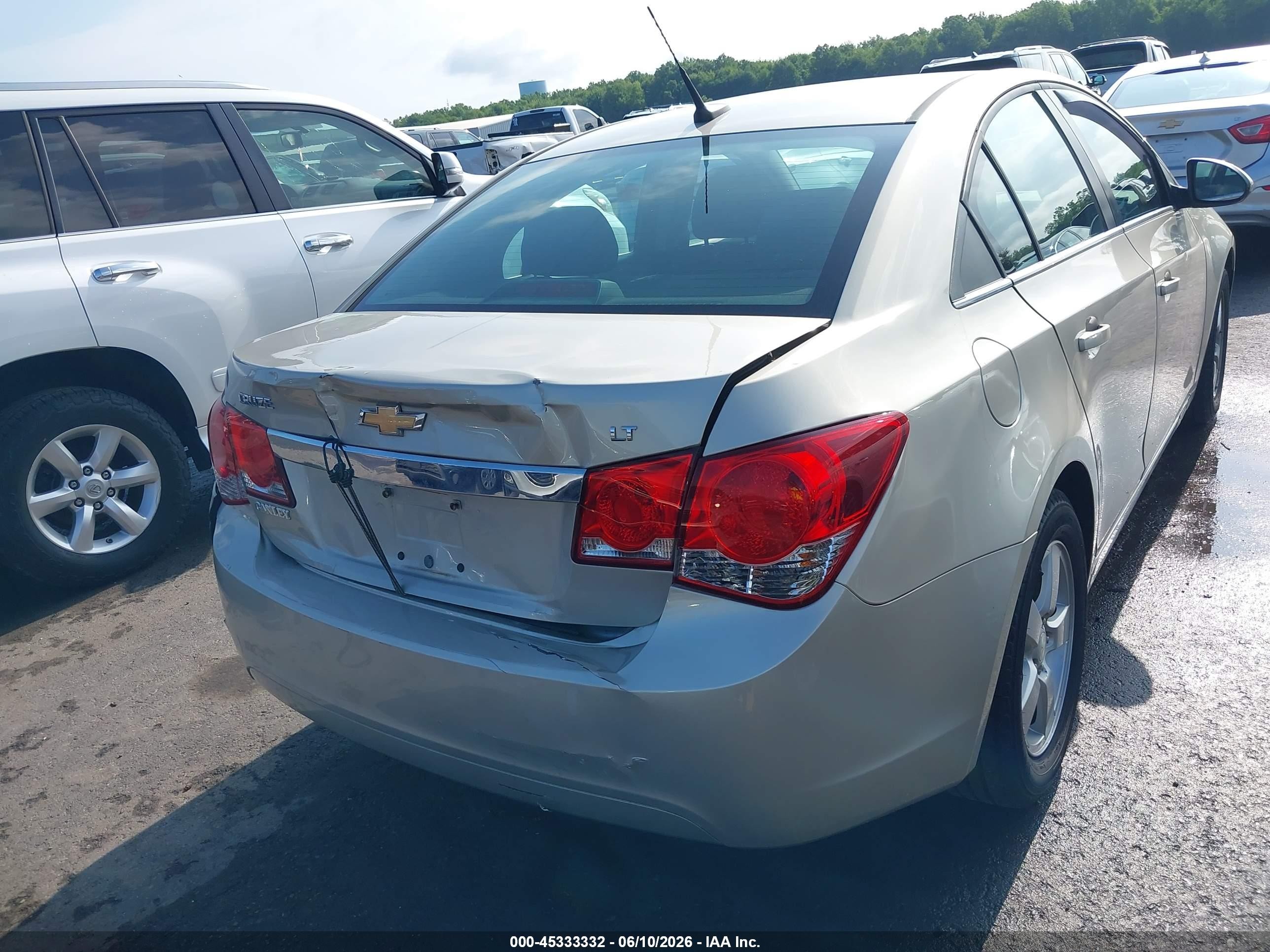 2014 Chevrolet Cruze 1lt Auto Beige vin: 1G1PC5SB0E7424092