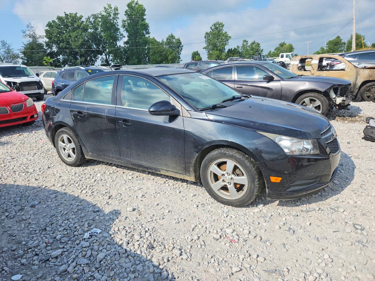 2014 Chevrolet Cruze Lt Blue vin: 1G1PC5SB0E7456752