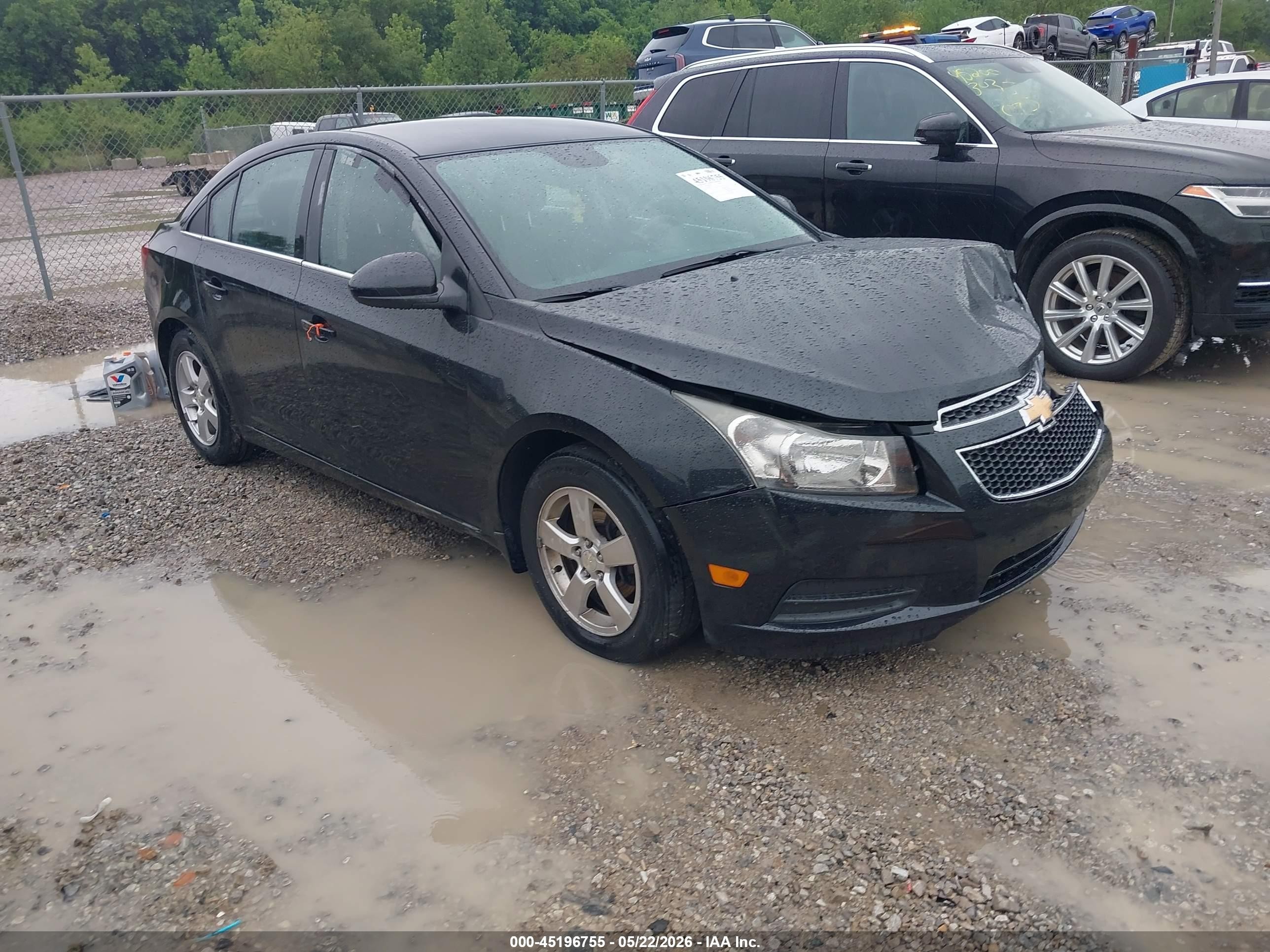 2014 Chevrolet Cruze 1lt Auto Black vin: 1G1PC5SB0E7471431