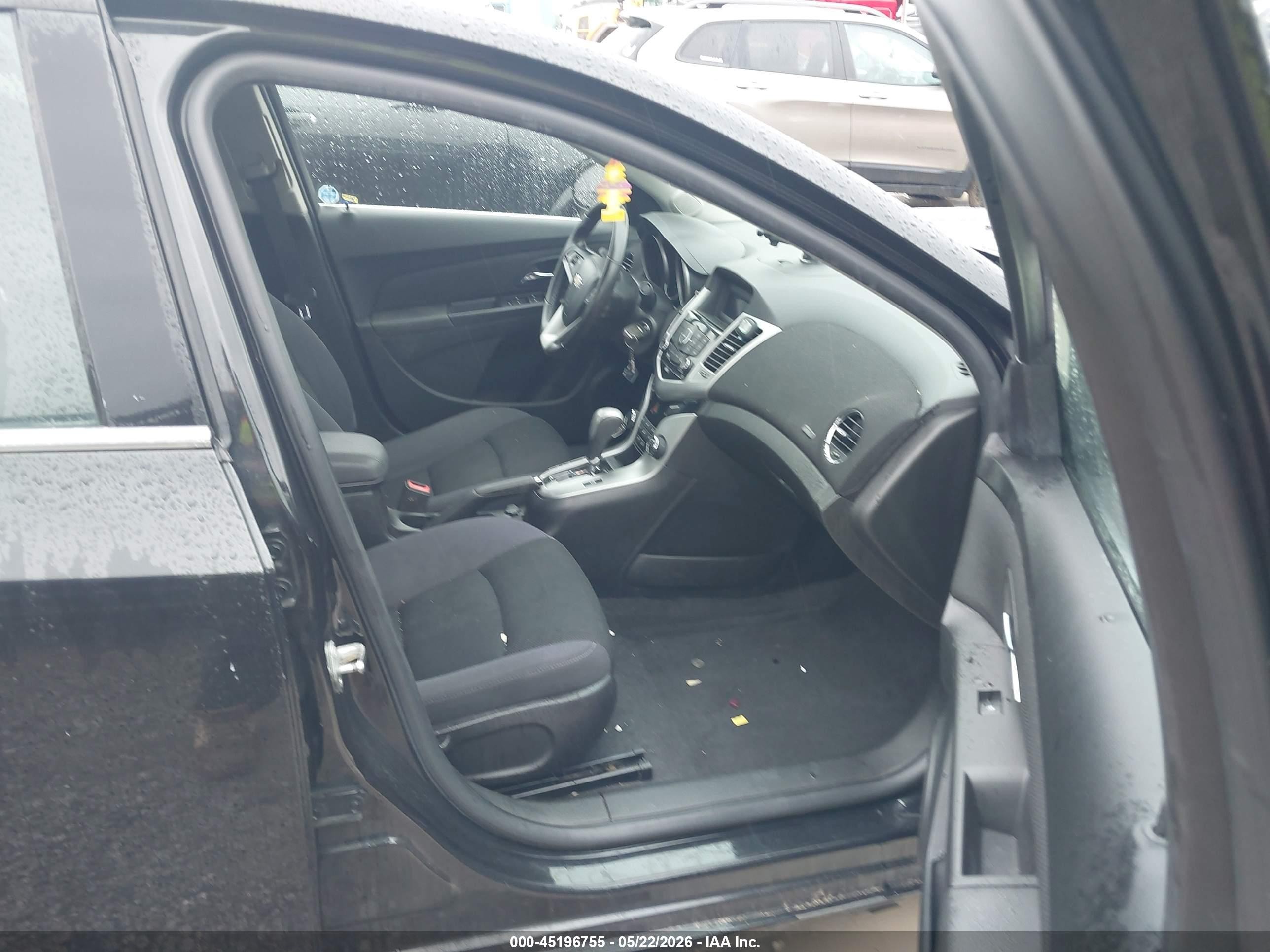 2014 Chevrolet Cruze 1lt Auto Black vin: 1G1PC5SB0E7471431