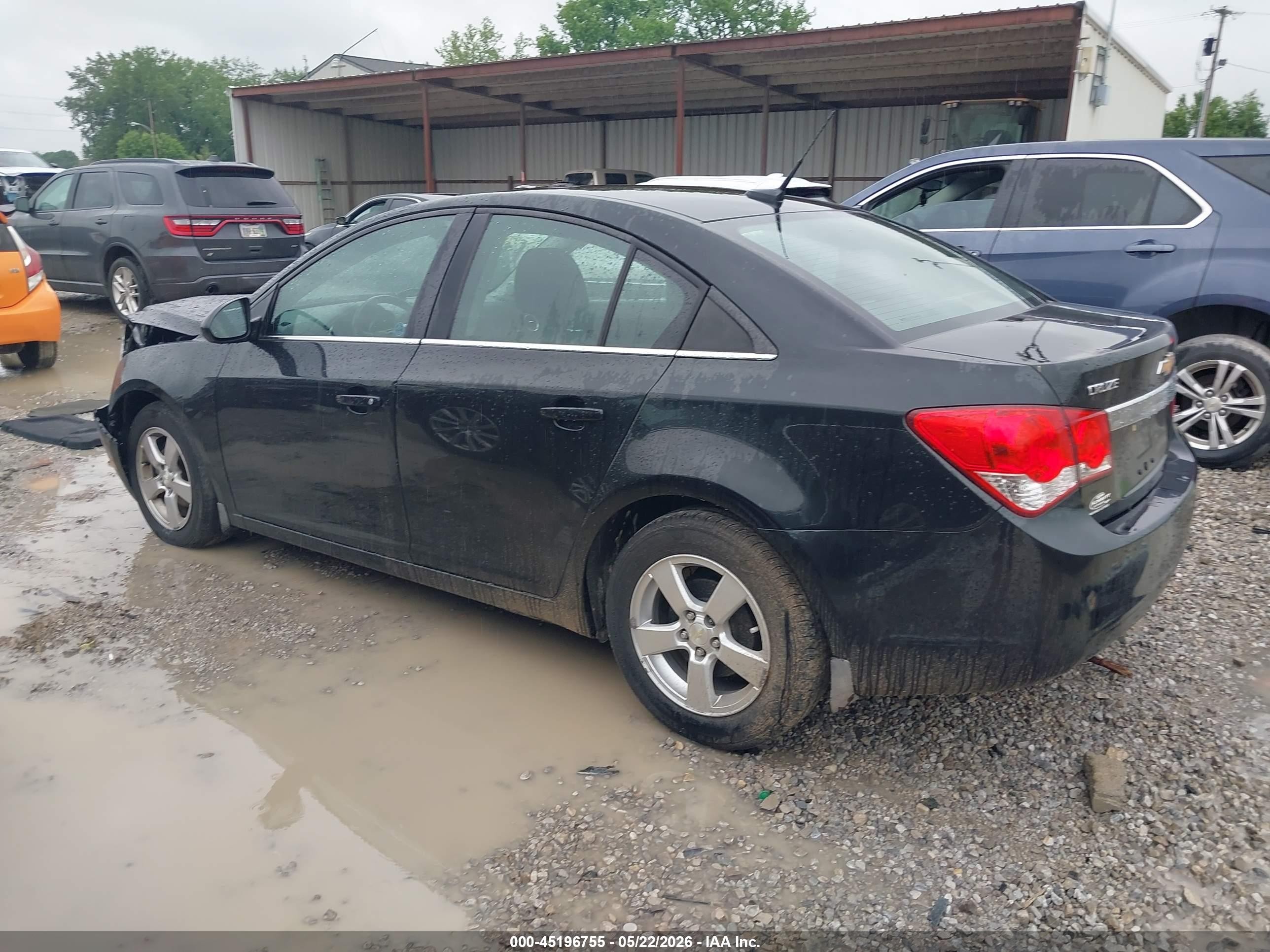 2014 Chevrolet Cruze 1lt Auto Black vin: 1G1PC5SB0E7471431