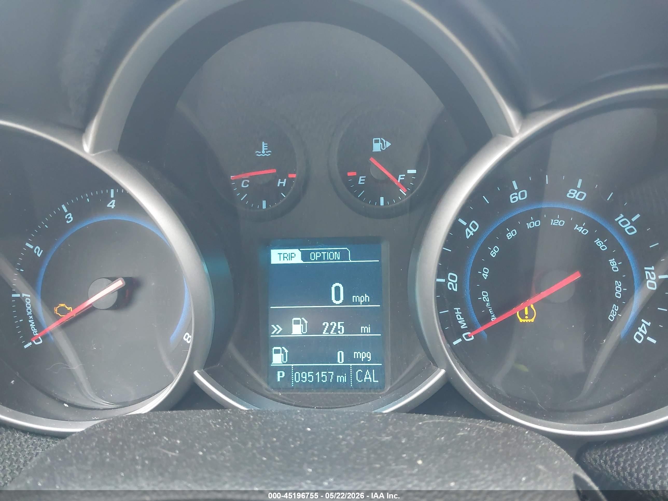 2014 Chevrolet Cruze 1lt Auto Black vin: 1G1PC5SB0E7471431