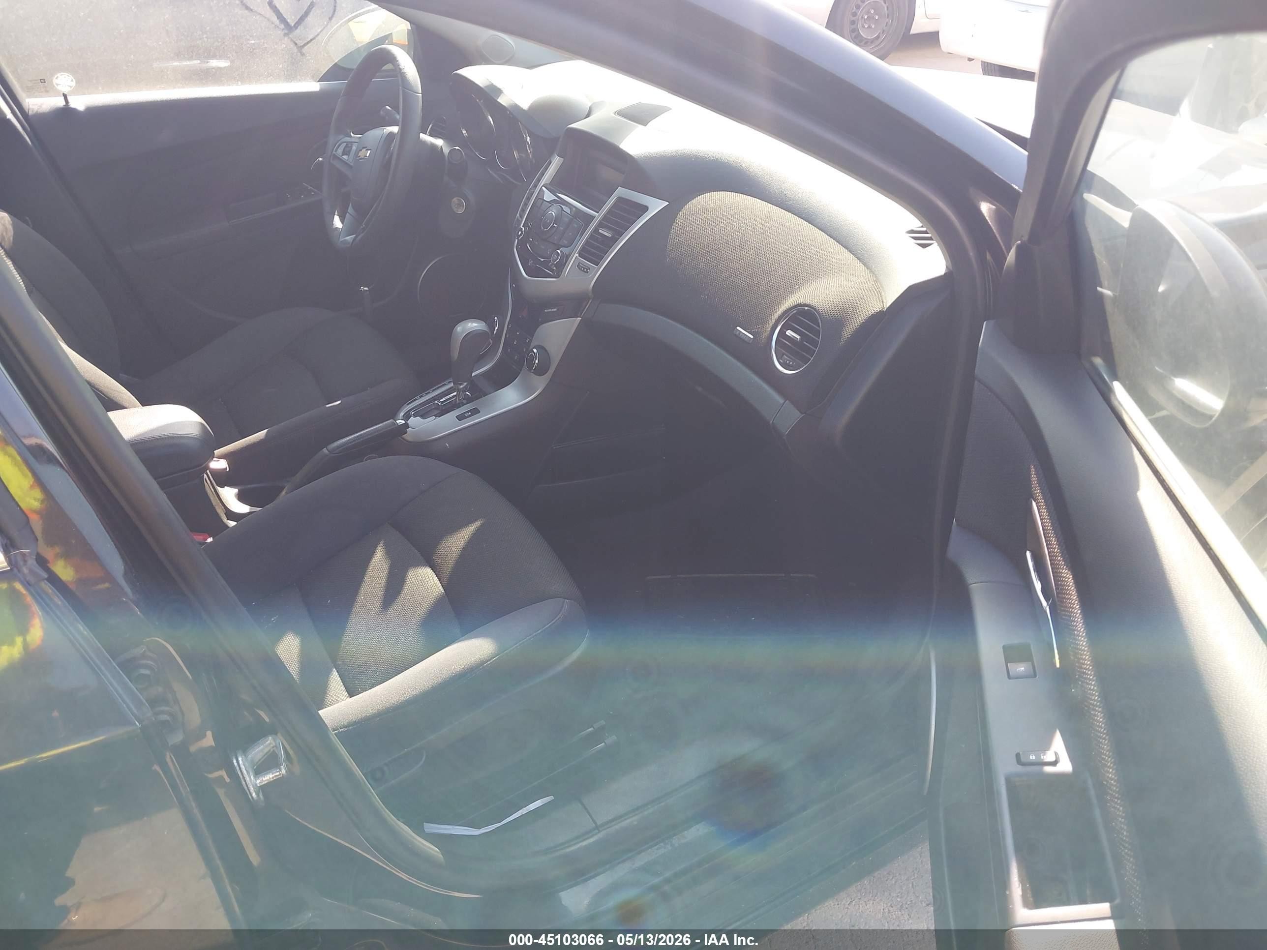 2015 Chevrolet Cruze 1lt Auto Черный vin: 1G1PC5SB0F7101811