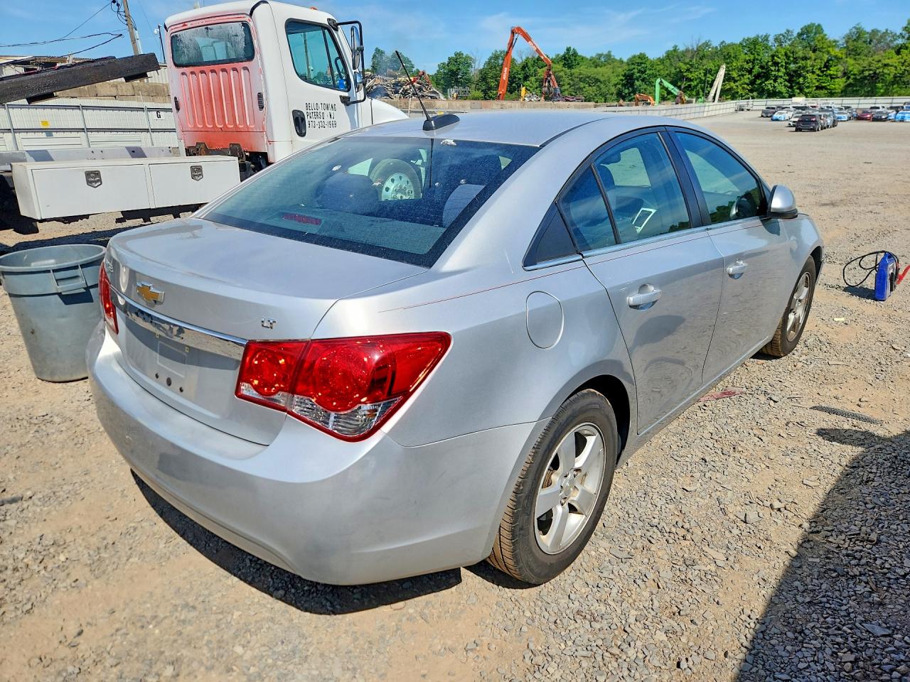 2015 Chevrolet Cruze Lt Silver vin: 1G1PC5SB0F7105728