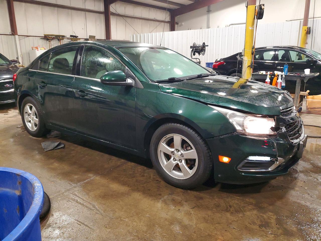 2015 Chevrolet Cruze Lt Green vin: 1G1PC5SB0F7108614