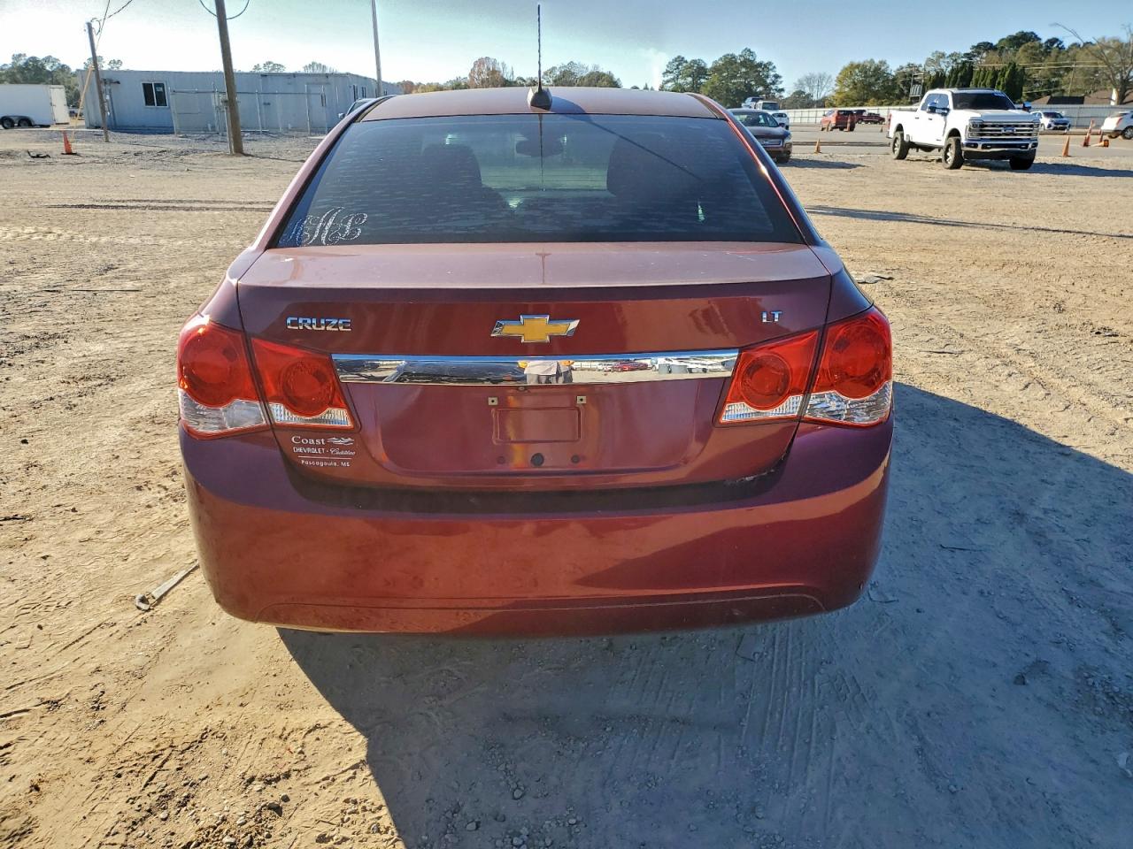 2015 Chevrolet Cruze Burgundy vin: 1G1PC5SB0F7143251