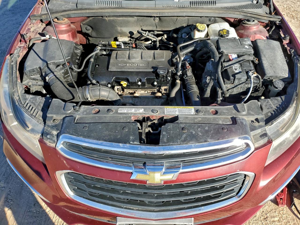 2015 Chevrolet Cruze Burgundy vin: 1G1PC5SB0F7143251