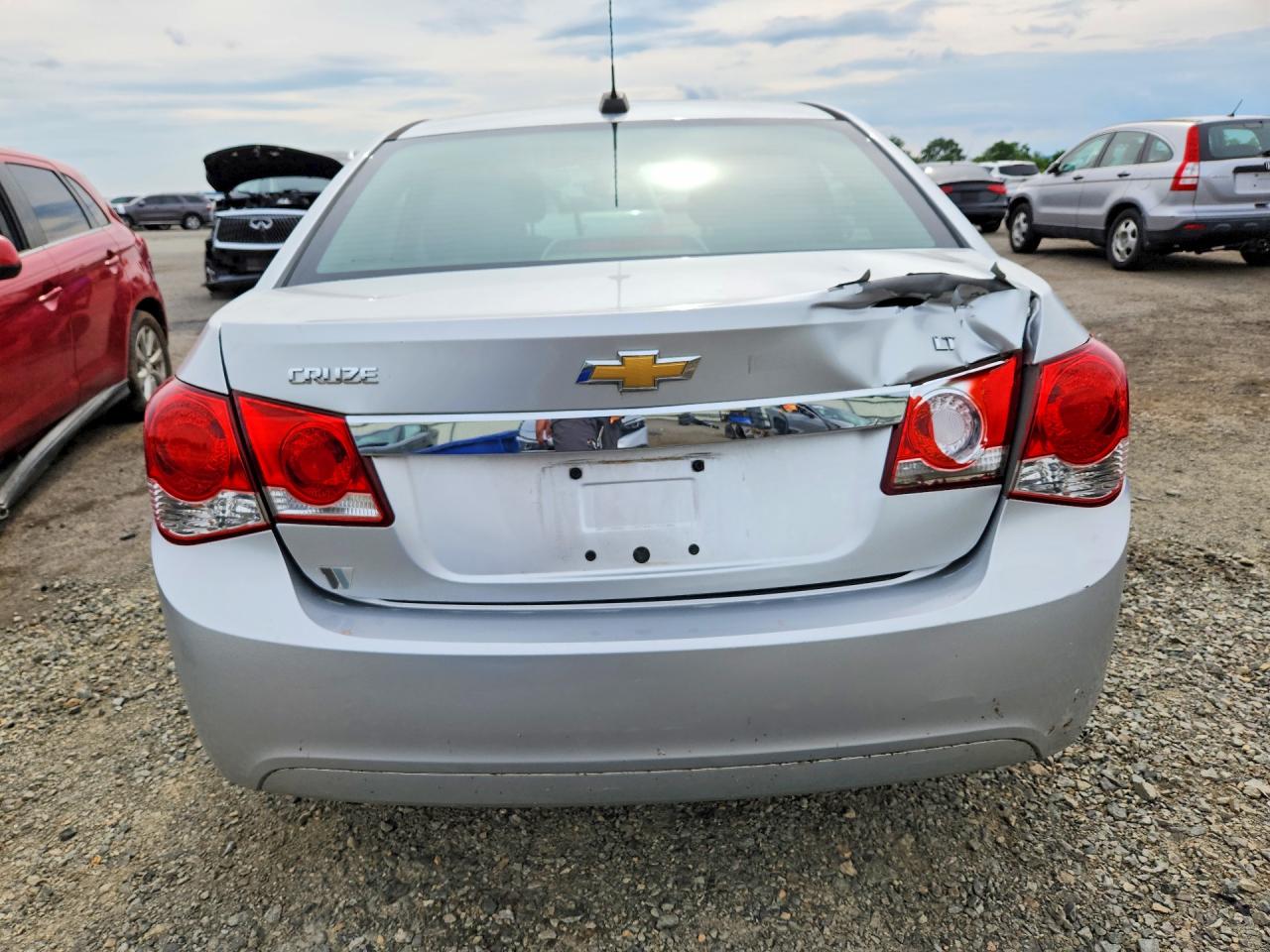 2015 Chevrolet Cruze Lt Silver vin: 1G1PC5SB0F7180011