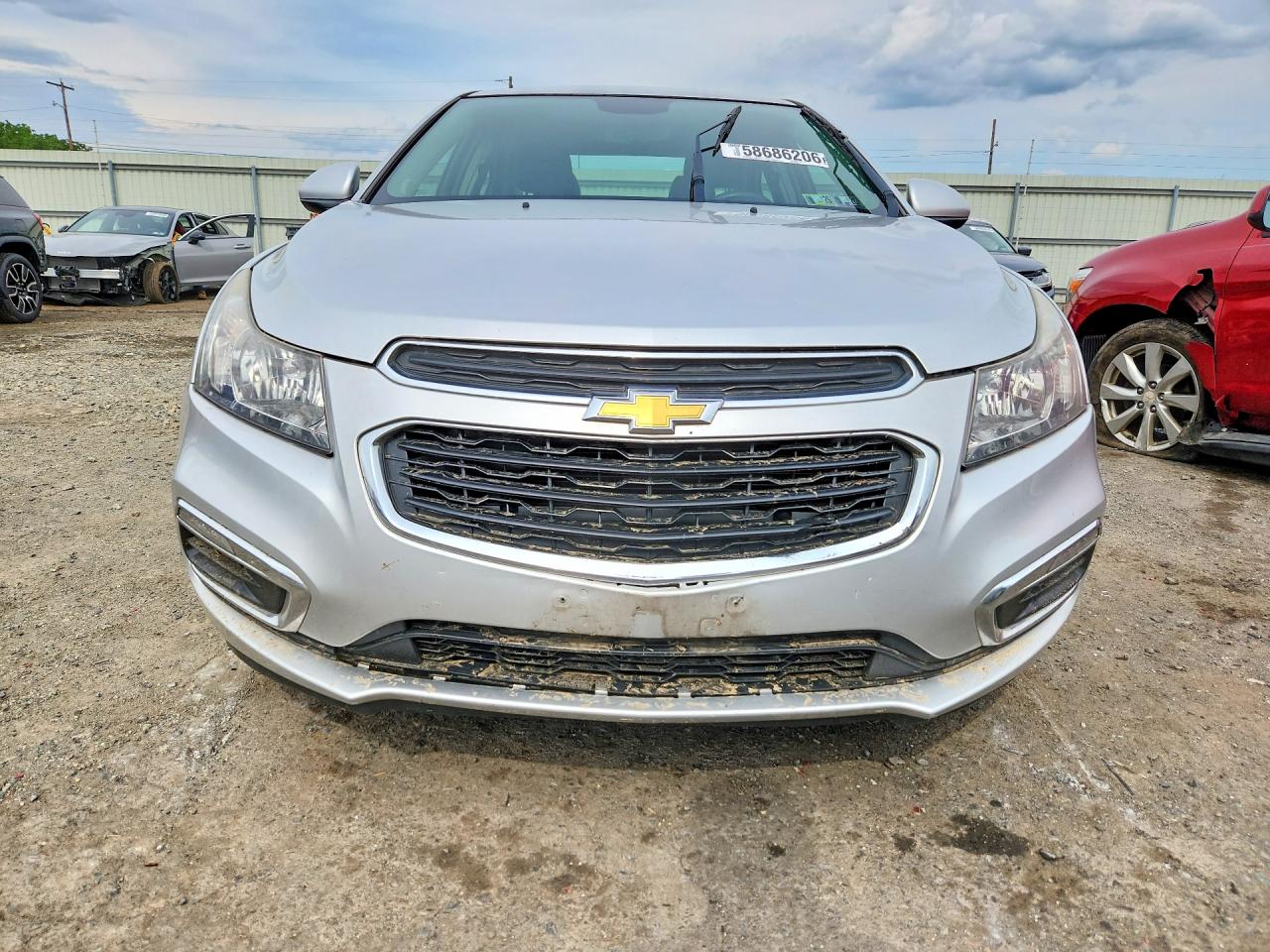 2015 Chevrolet Cruze Lt Silver vin: 1G1PC5SB0F7180011