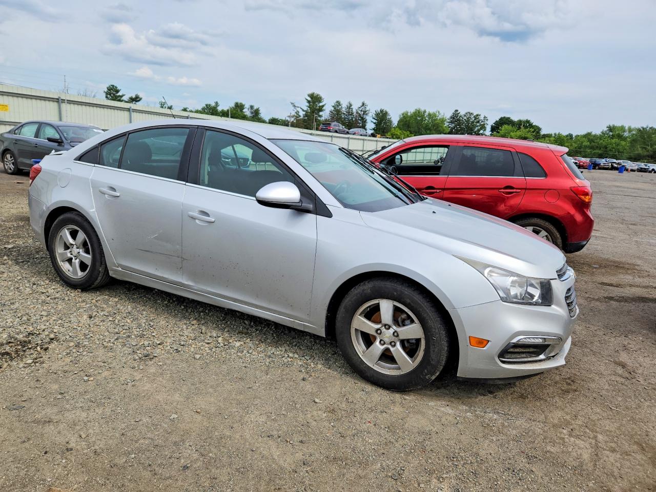 2015 Chevrolet Cruze Lt Silver vin: 1G1PC5SB0F7180011