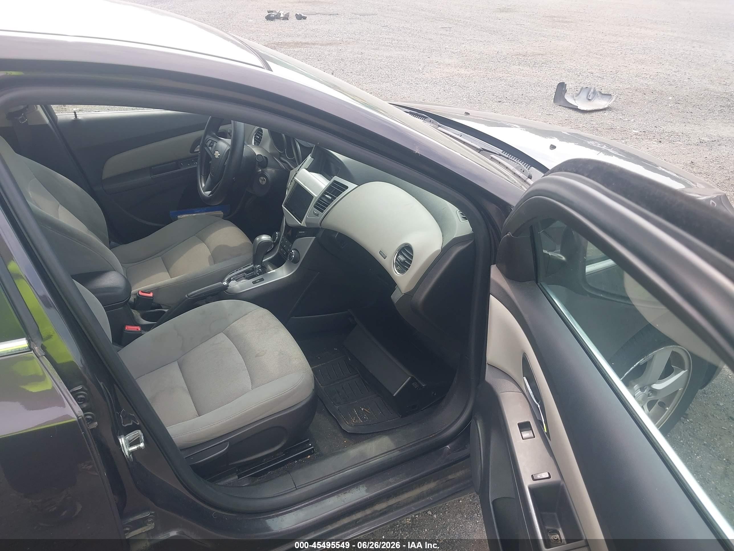 2015 Chevrolet Cruze 1lt Auto Gray vin: 1G1PC5SB0F7185936