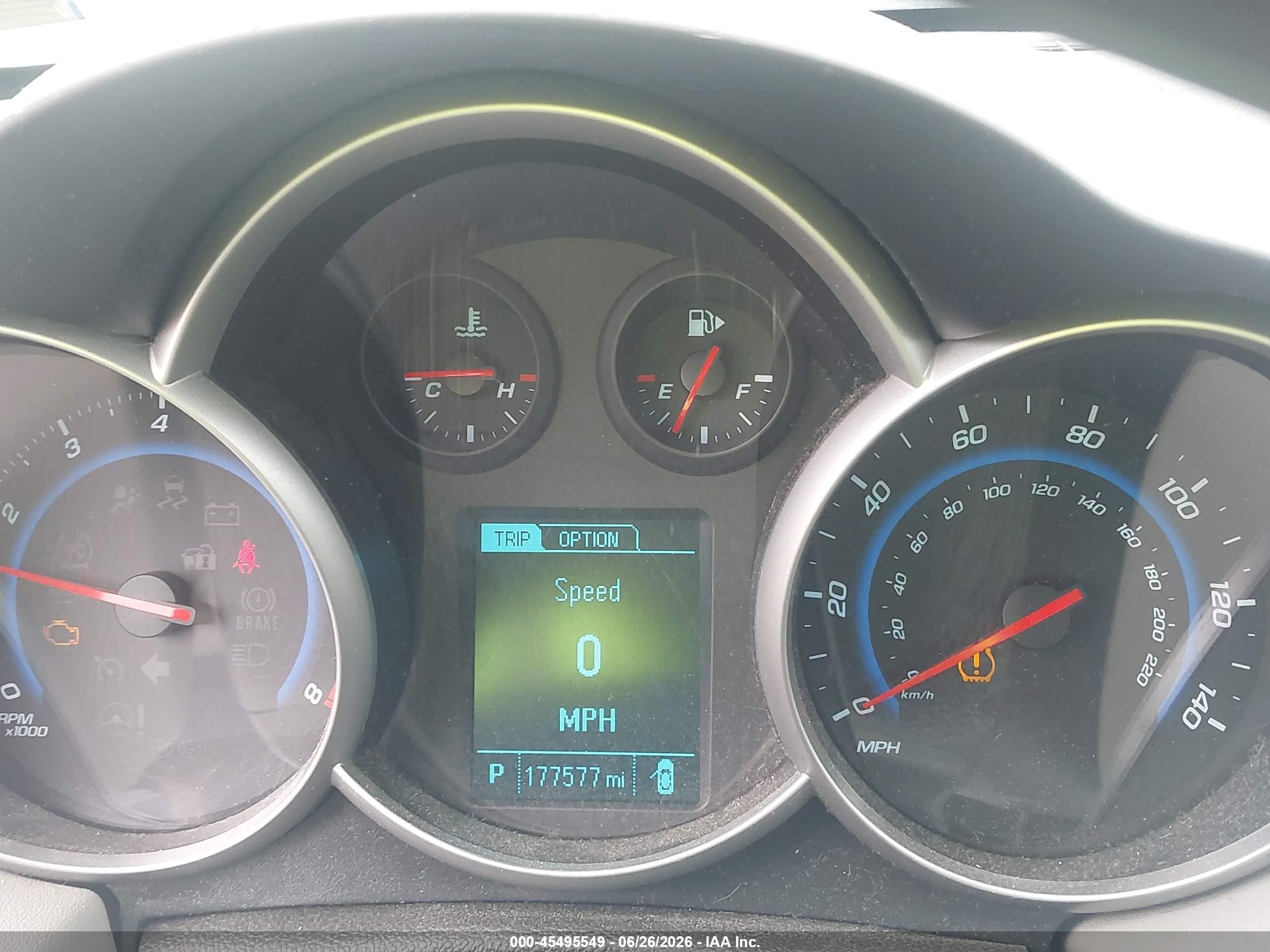 2015 Chevrolet Cruze 1lt Auto Gray vin: 1G1PC5SB0F7185936
