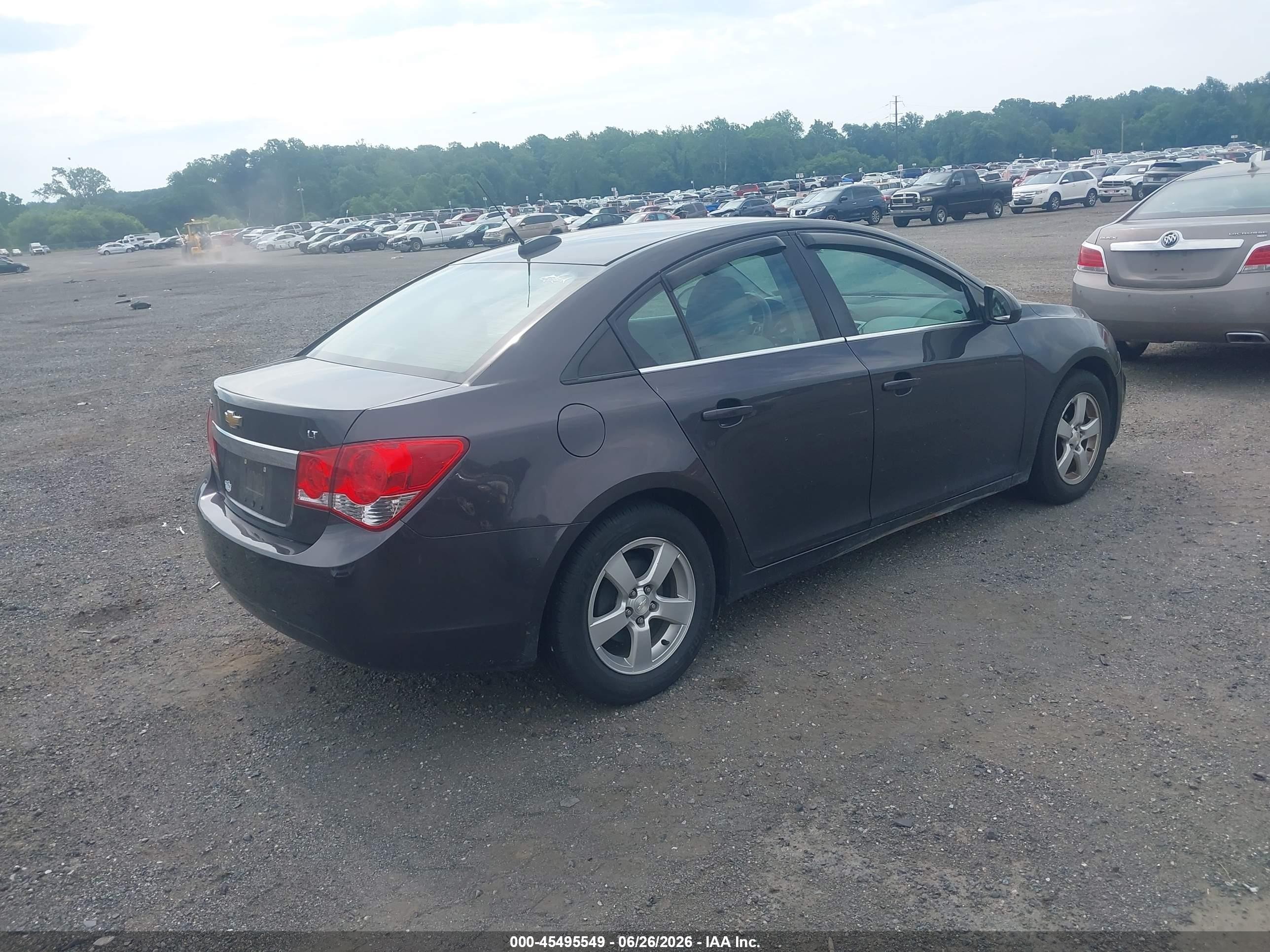 2015 Chevrolet Cruze 1lt Auto Gray vin: 1G1PC5SB0F7185936