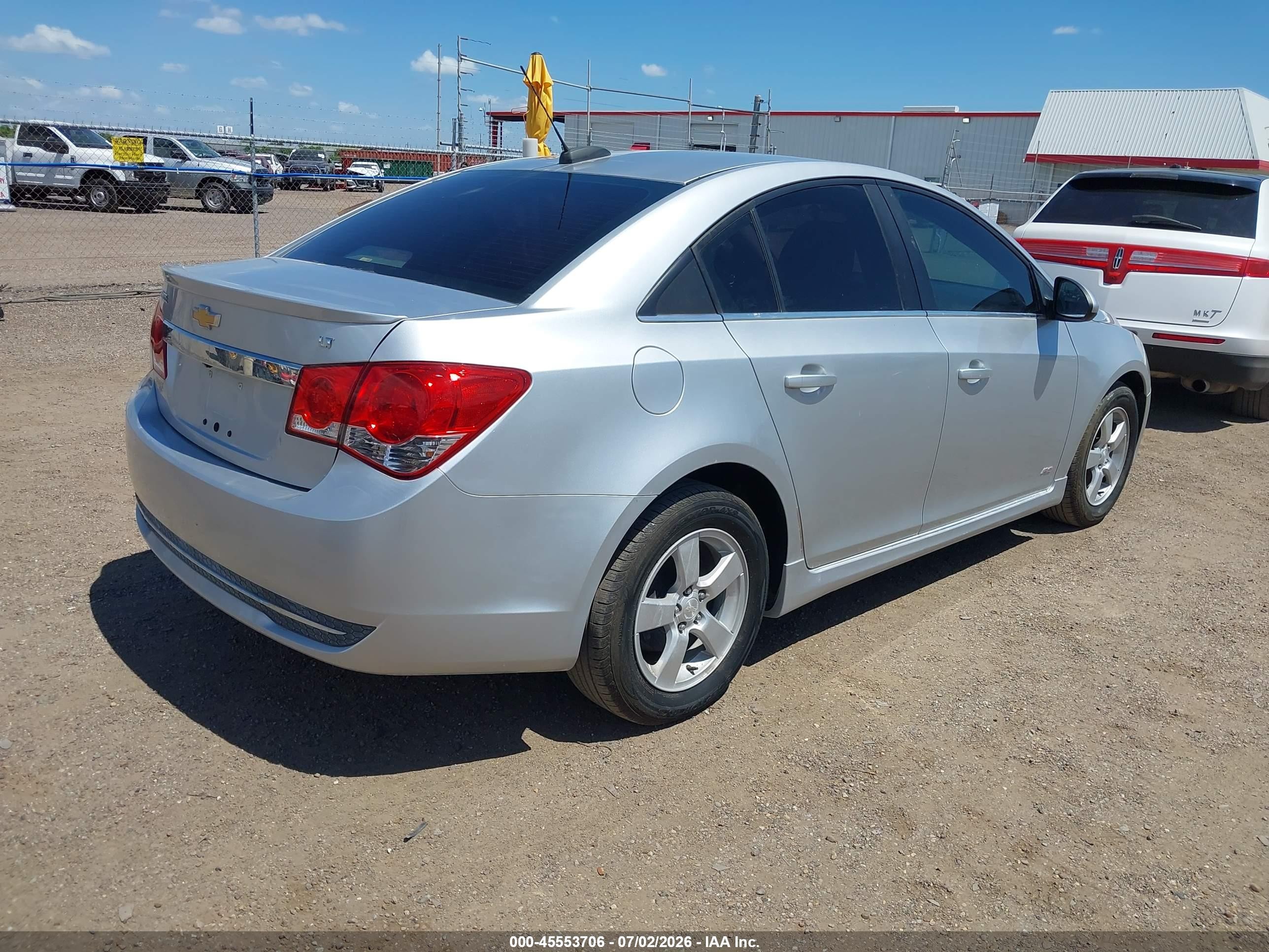 2015 Chevrolet Cruze 1lt Auto Серебряный vin: 1G1PC5SB0F7192482