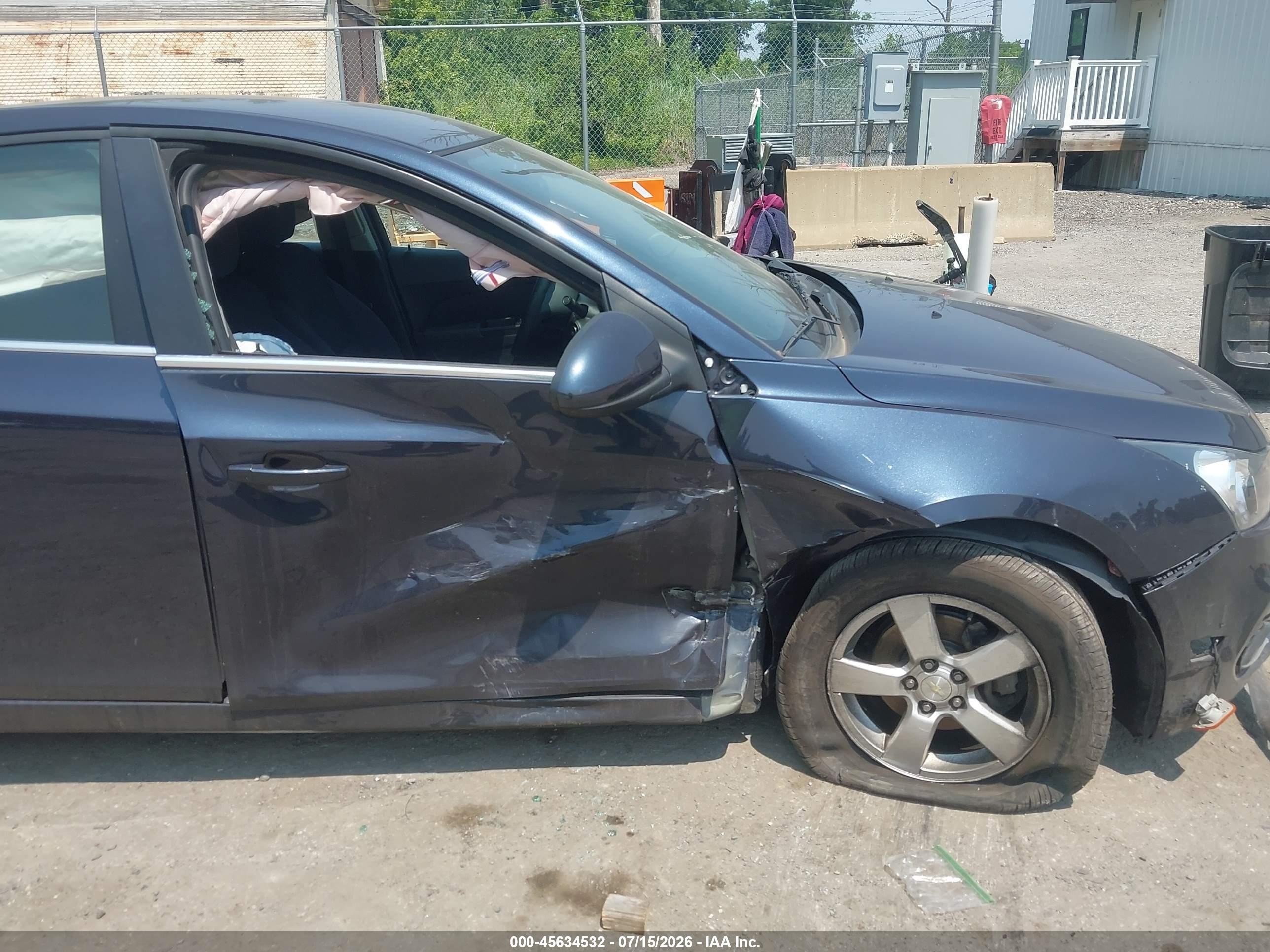 2015 Chevrolet Cruze 1lt Auto Серый vin: 1G1PC5SB0F7196287