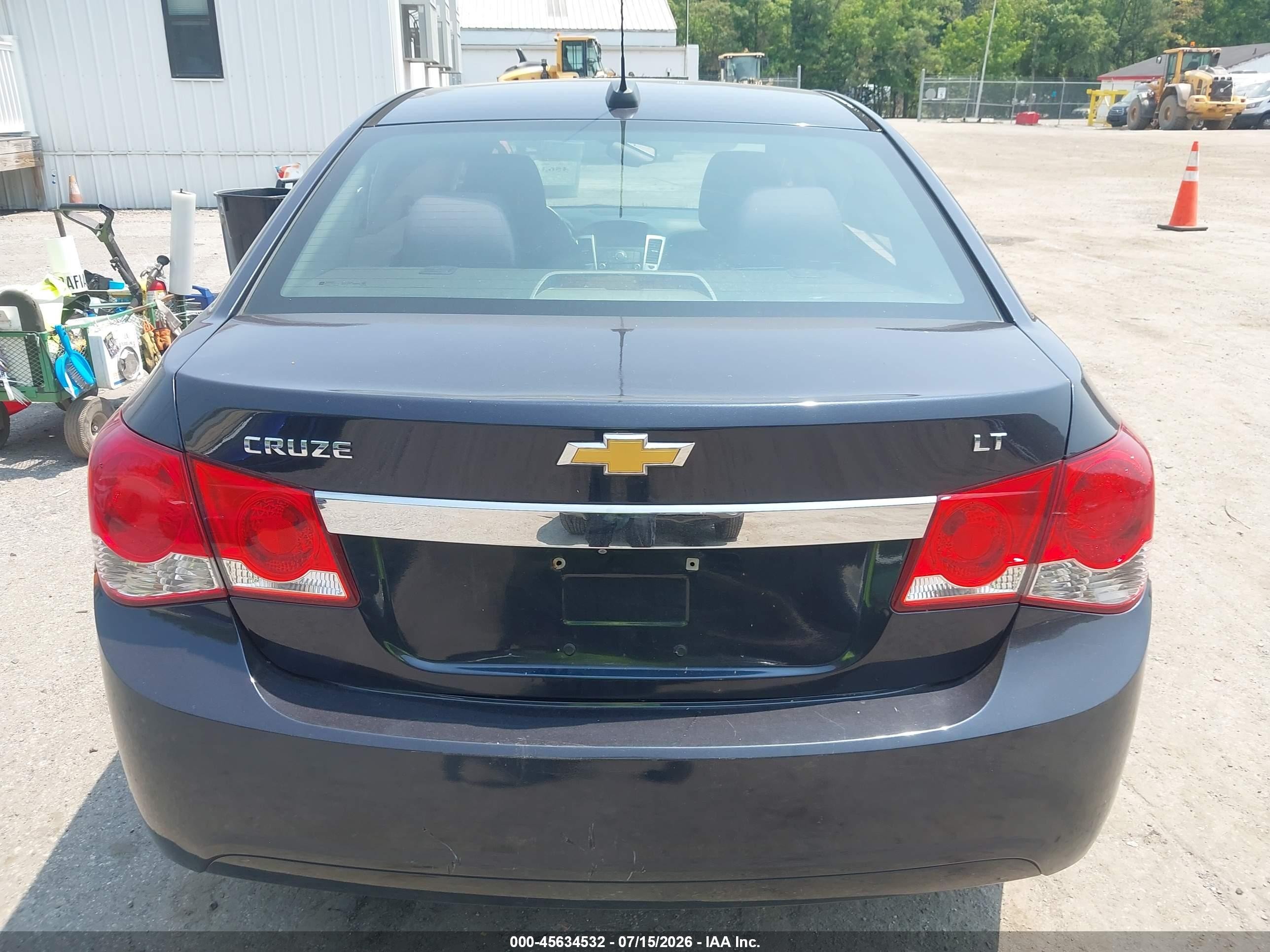 2015 Chevrolet Cruze 1lt Auto Серый vin: 1G1PC5SB0F7196287
