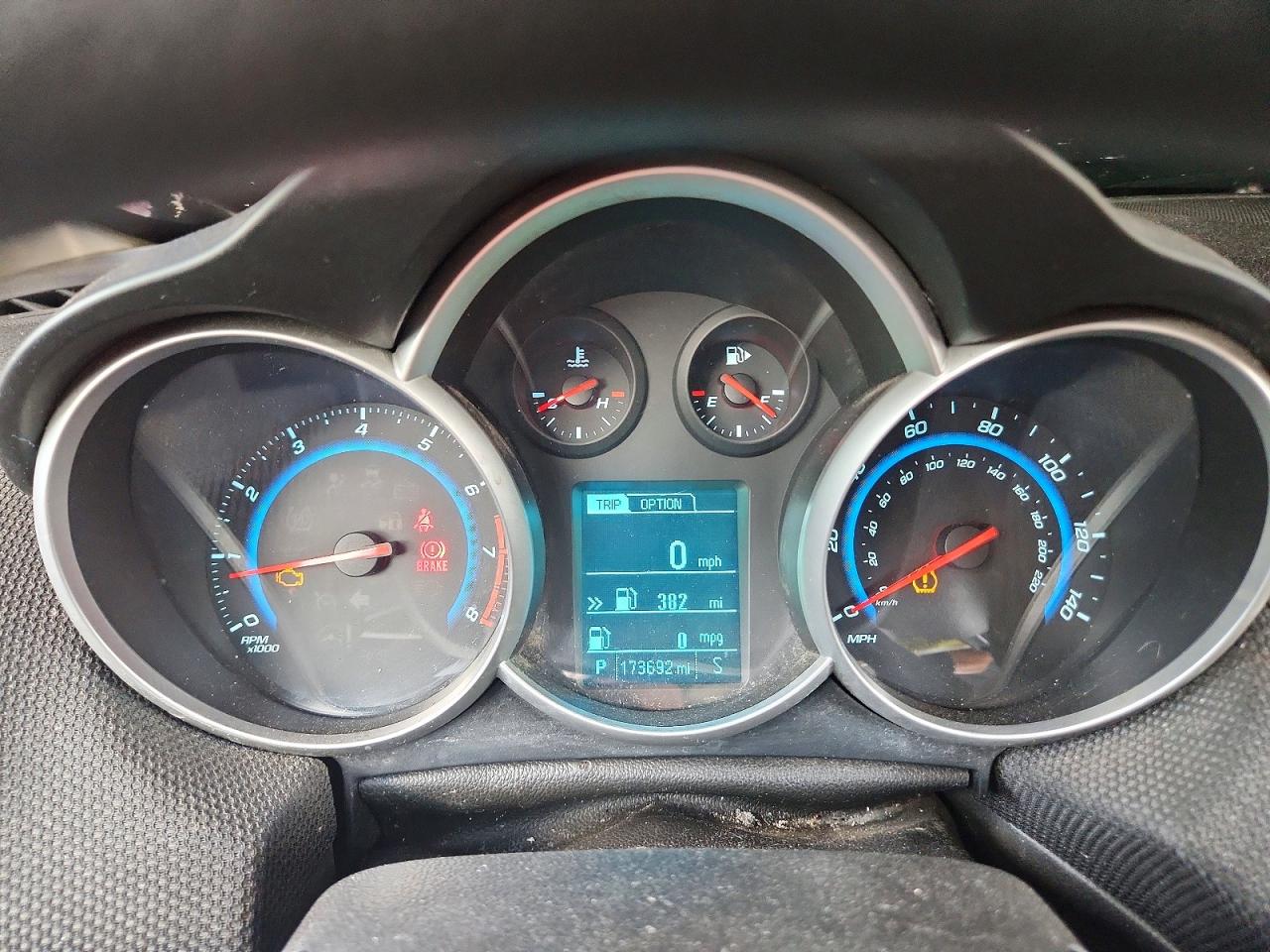 2015 Chevrolet Cruze Lt Red vin: 1G1PC5SB0F7201665