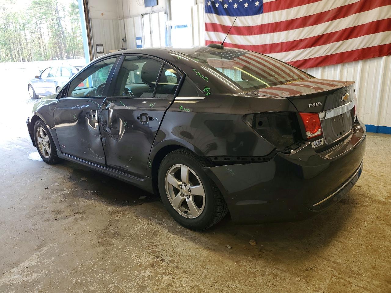 2015 Chevrolet Cruze Lt Gray vin: 1G1PC5SB0F7204808