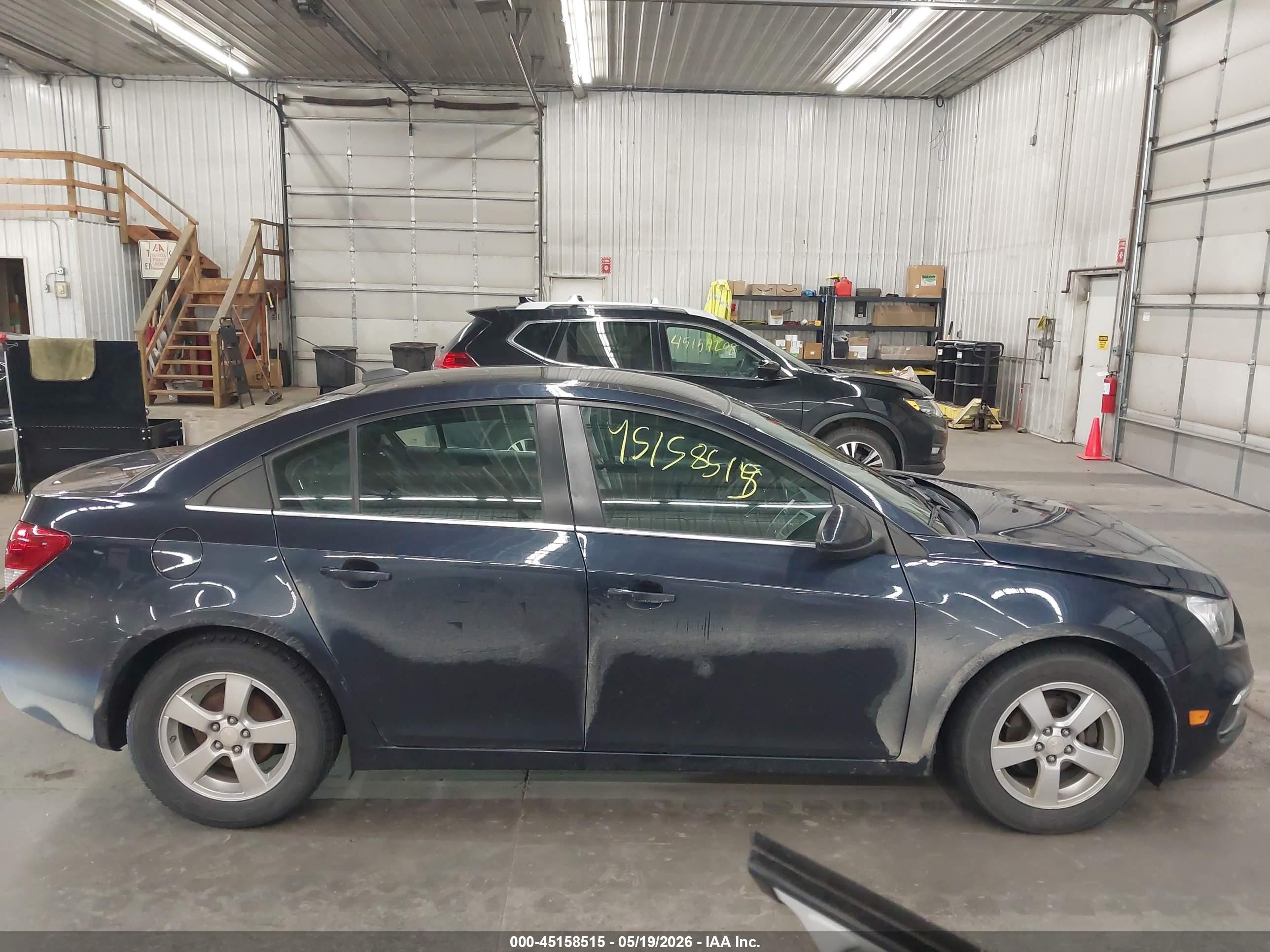 2015 Chevrolet Cruze 1lt Auto Dark Blue vin: 1G1PC5SB0F7224752