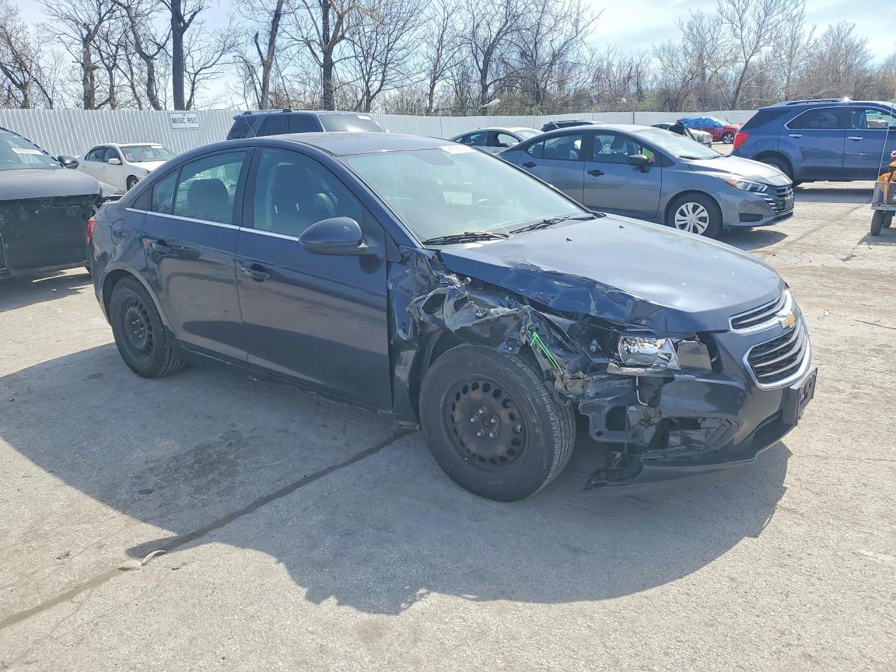2015 Chevrolet Cruze Lt Blue vin: 1G1PC5SB0F7229658